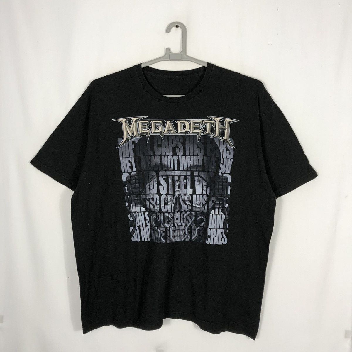 Band Tees × Vintage 🔥Rare🔥Vintage Megadeth American Thrash Metal Band Promo Tee Size US XL / EU 56 / 4 - 1 Thumbnail