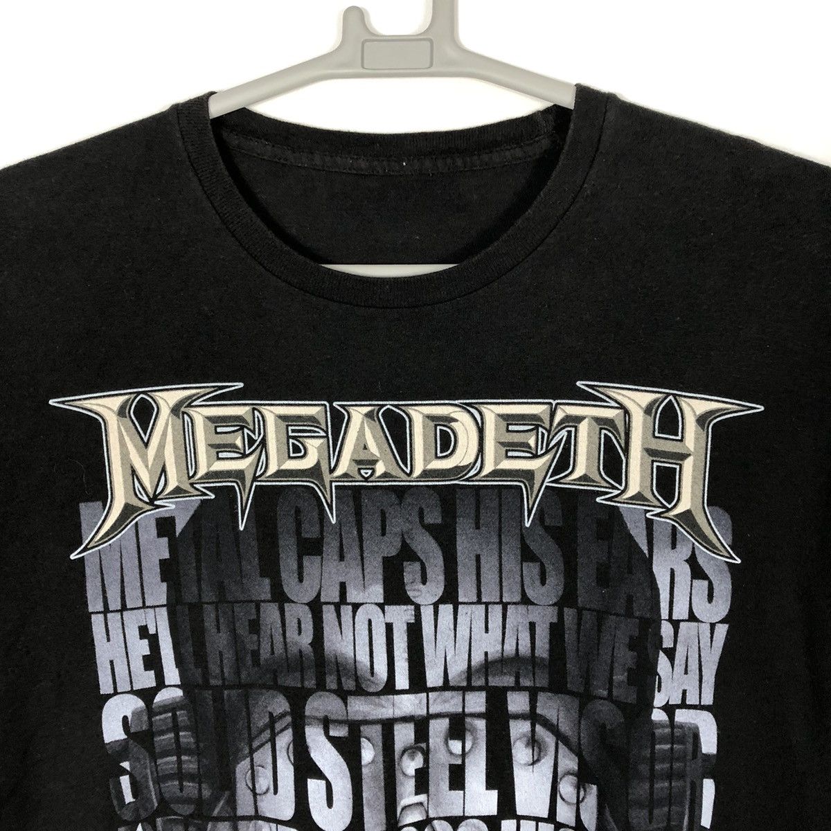 Band Tees × Vintage 🔥Rare🔥Vintage Megadeth American Thrash Metal Band Promo Tee Size US XL / EU 56 / 4 - 3 Thumbnail