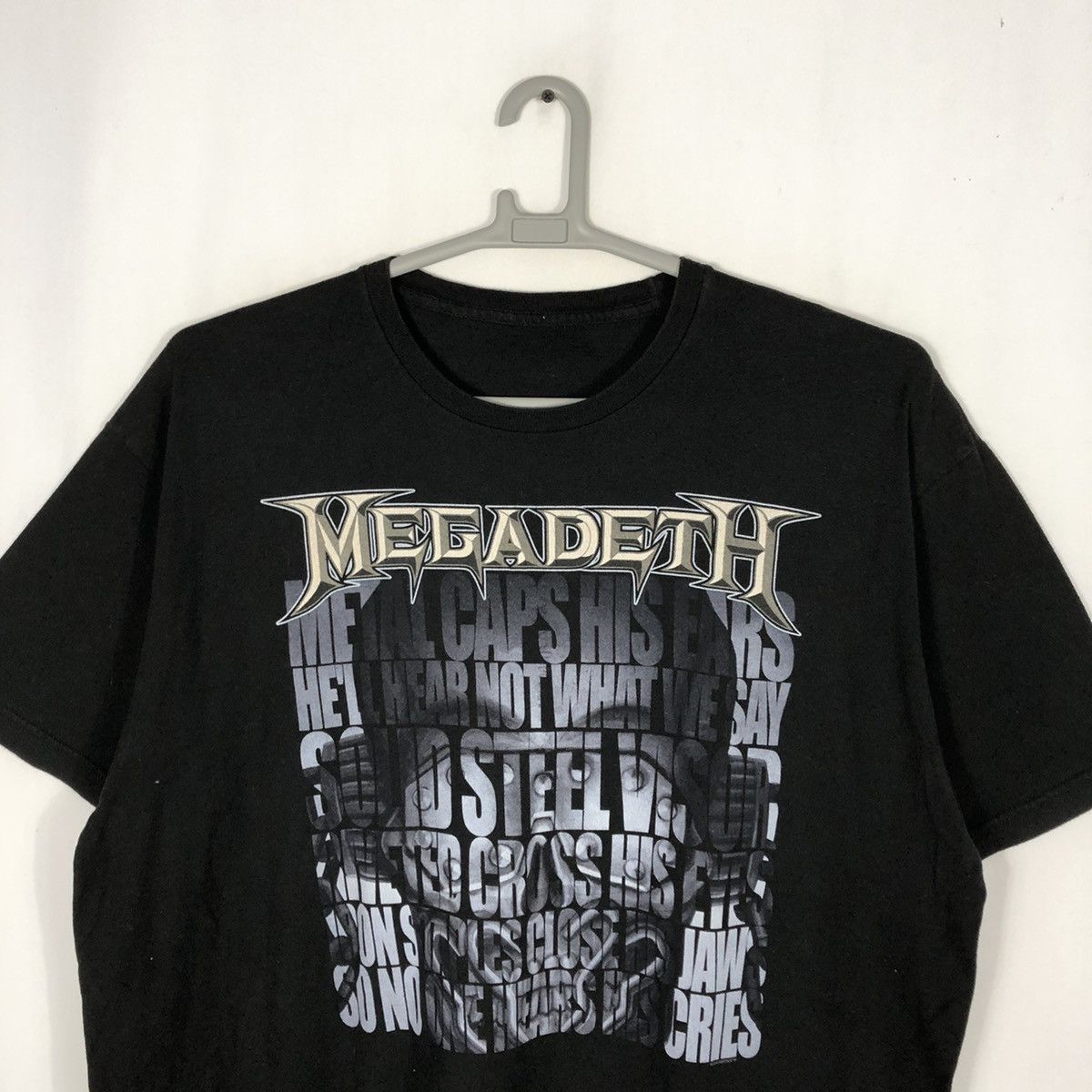 Band Tees × Vintage 🔥Rare🔥Vintage Megadeth American Thrash Metal Band Promo Tee Size US XL / EU 56 / 4 - 2 Thumbnail