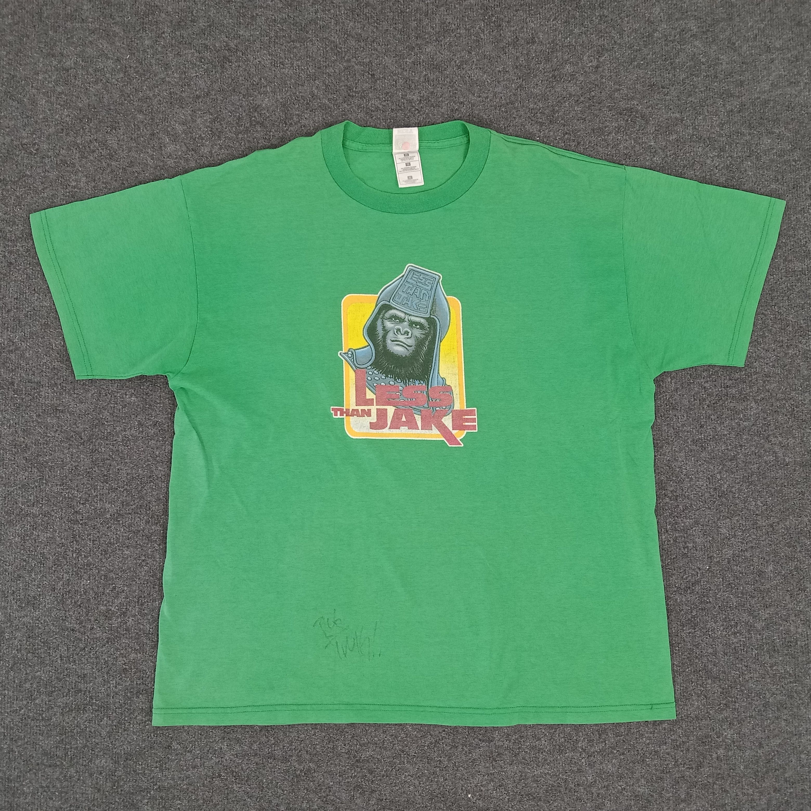 Band Tees × Vintage Vintage 90's Less Than Jake Band X Movie Design Tshirt Size US XL / EU 56 / 4 - 1 Thumbnail