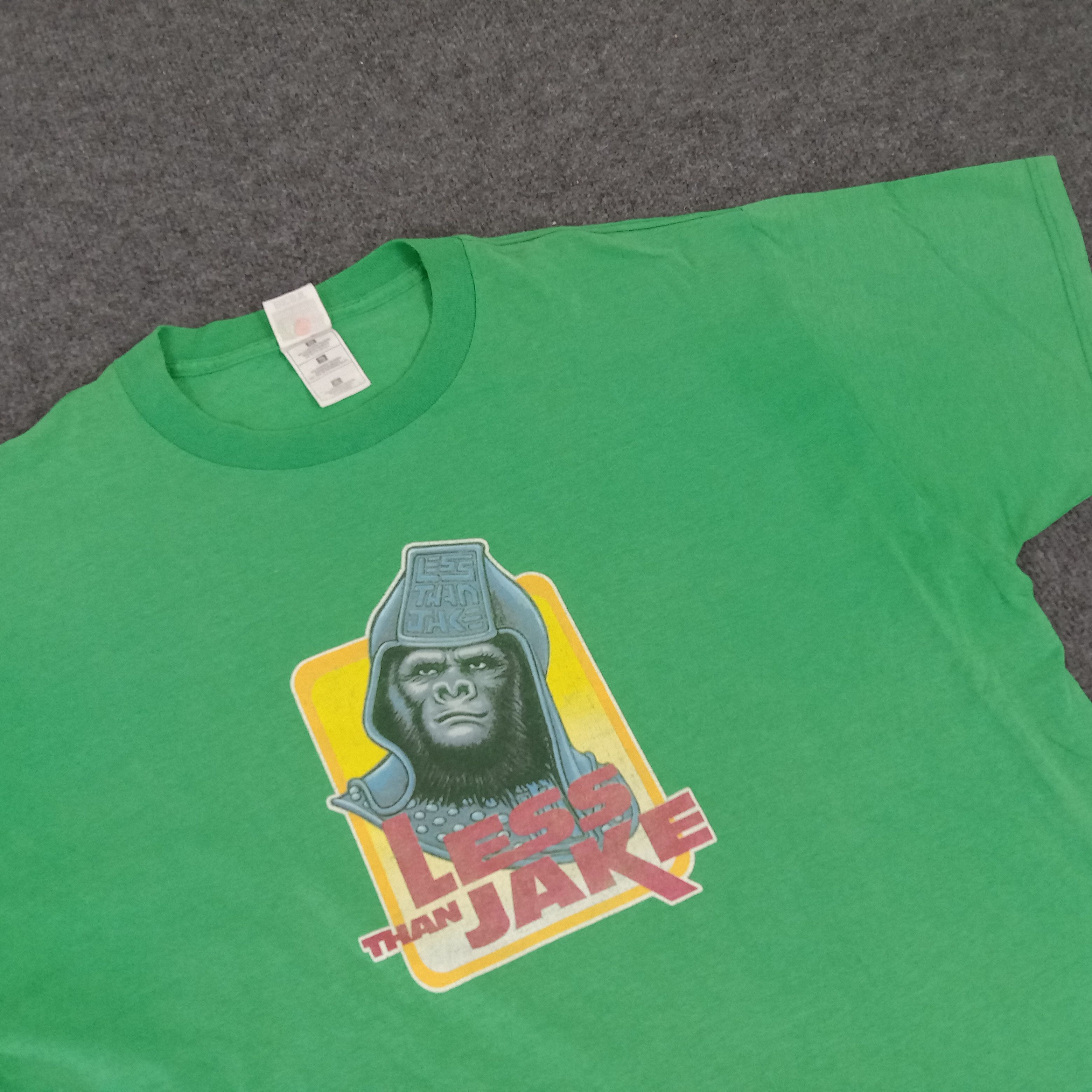 Band Tees × Vintage Vintage 90's Less Than Jake Band X Movie Design Tshirt Size US XL / EU 56 / 4 - 2 Thumbnail