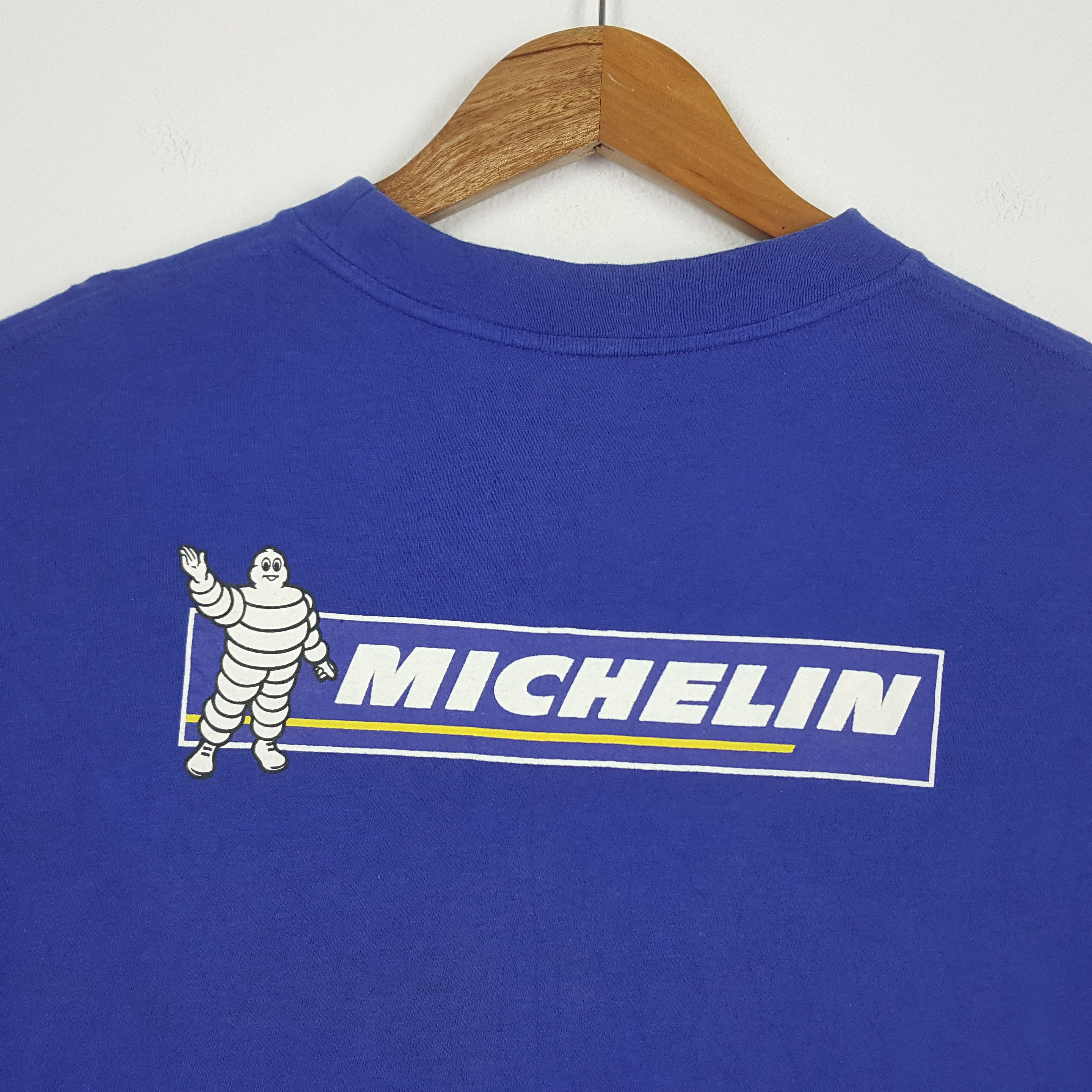 Vintage Vintage MICHELIN Racing Team t-shirt Size US M / EU 48-50 / 2 - 3 Thumbnail