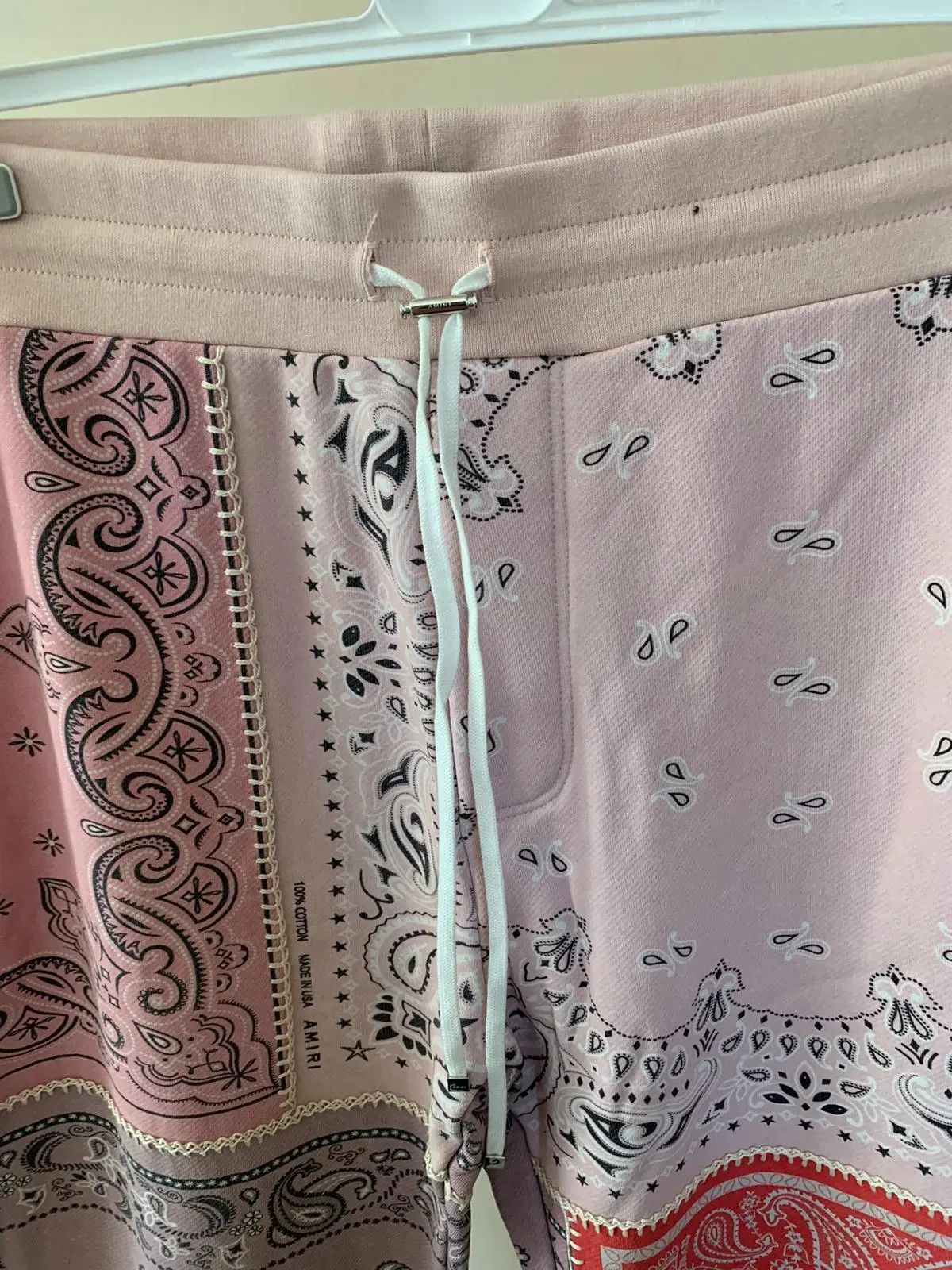 Amiri Reconstructed Bandana Sweat Pants Size US 28 / EU 44 - 7 Thumbnail