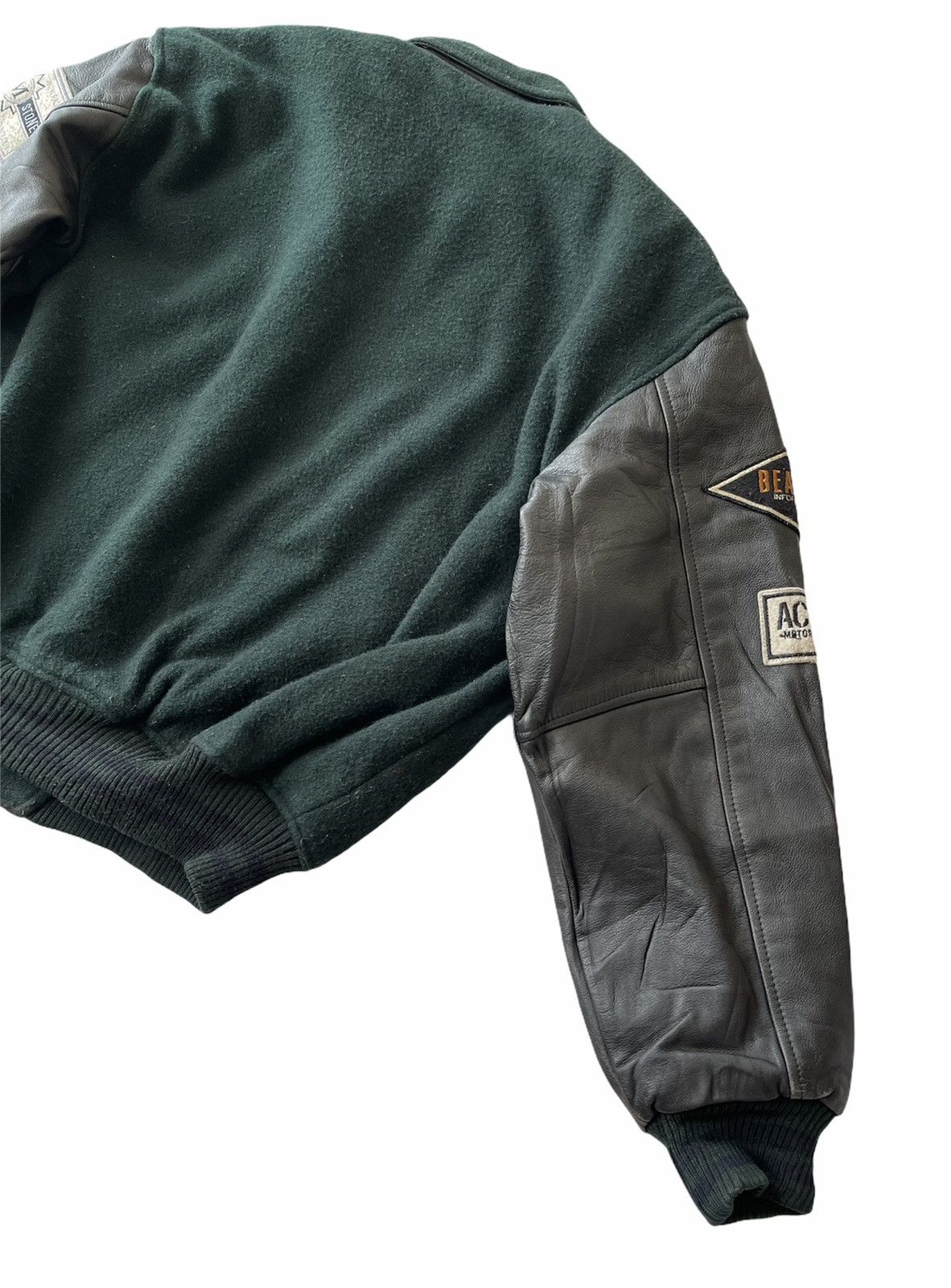Vintage VINTAGE MOTOR SPORTS WOOL VARSITY JACKET Size US M / EU 48-50 / 2 - 6 Thumbnail