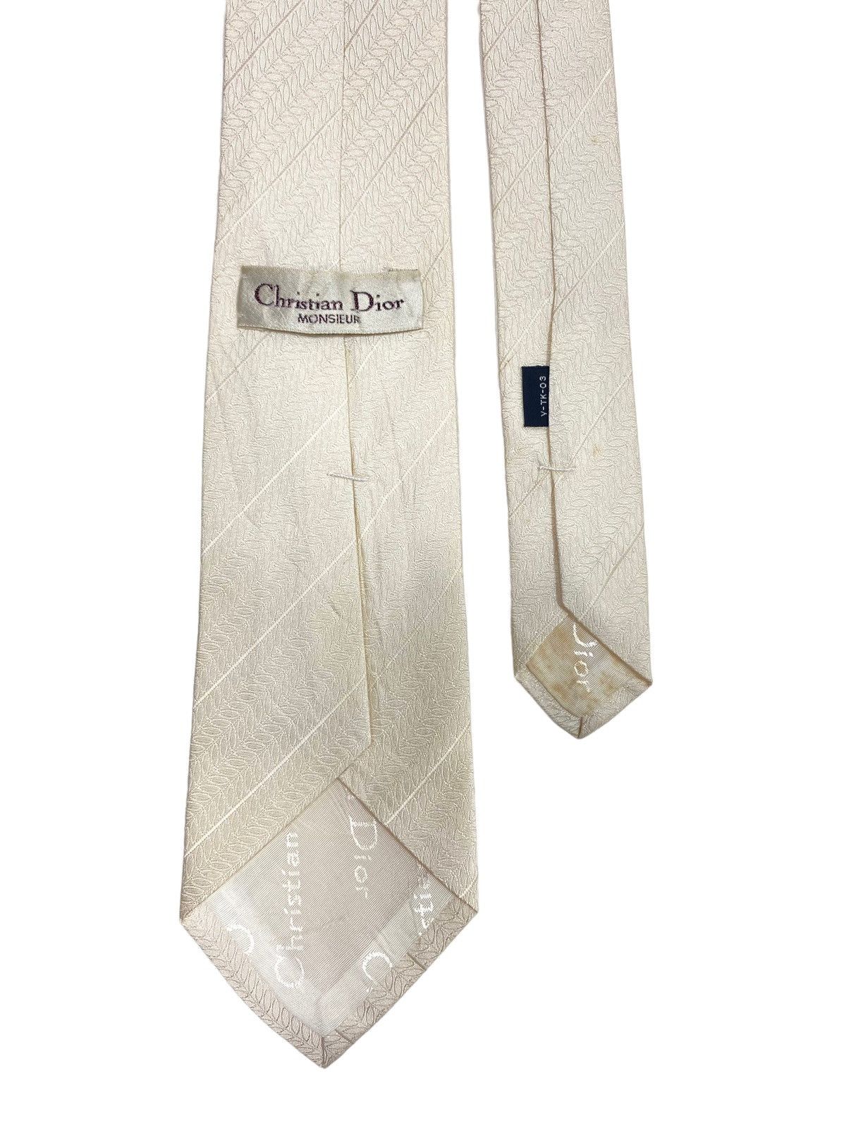 Christian Dior Monsieur Rare‼️ Vintage Christian Dior Knitted Neck Tie Size ONE SIZE - 5 Thumbnail