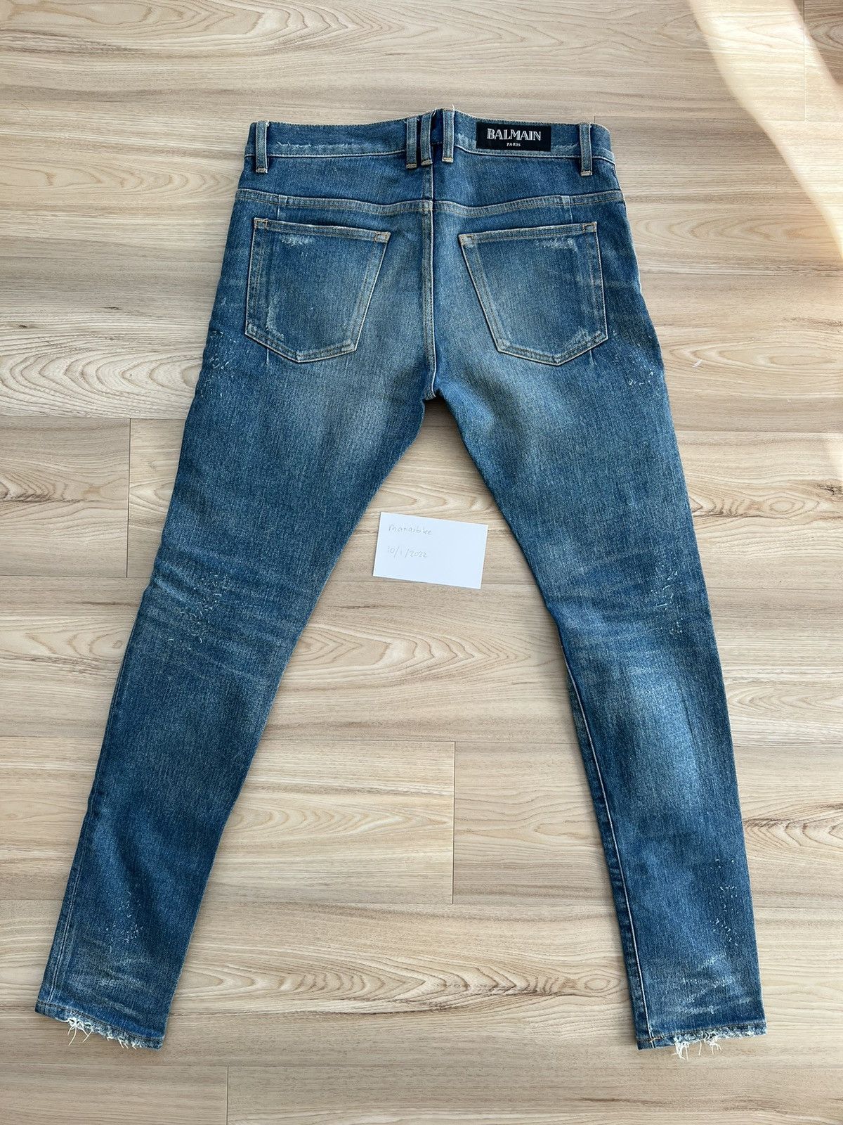 Balmain Balmian distressed jeans Size US 31 - 2 Thumbnail