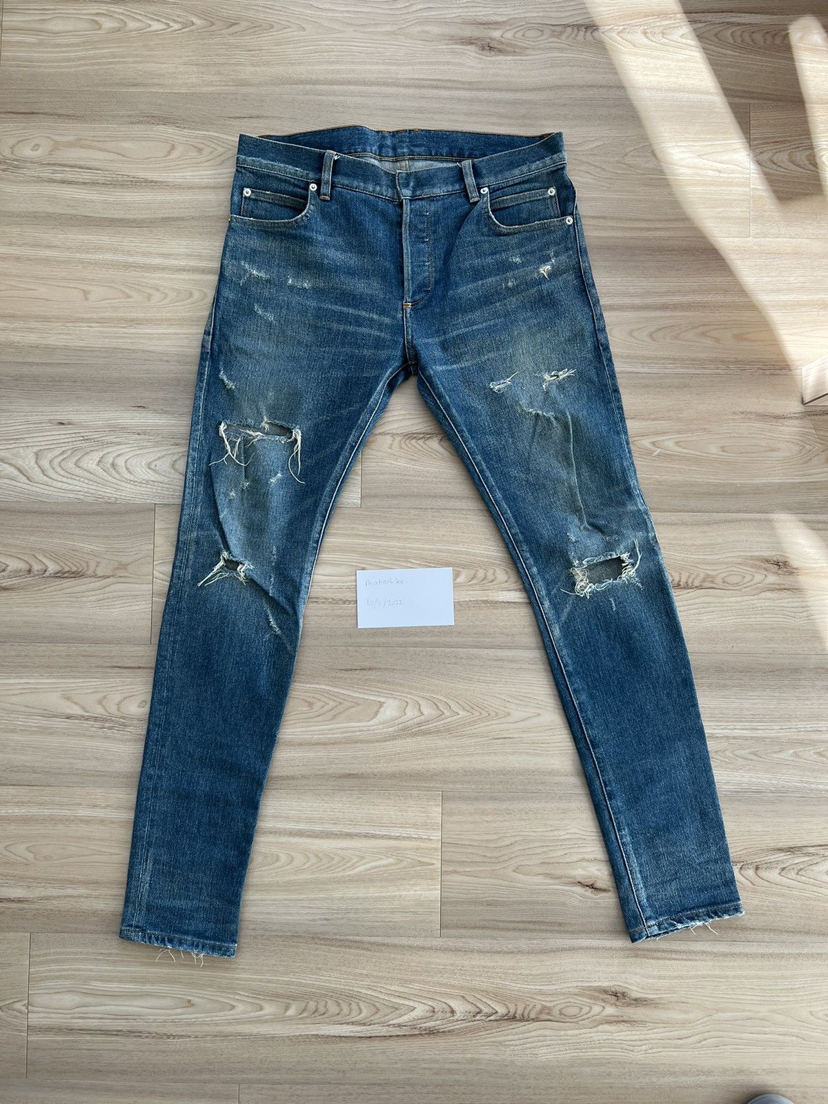 Balmian distressed jeans