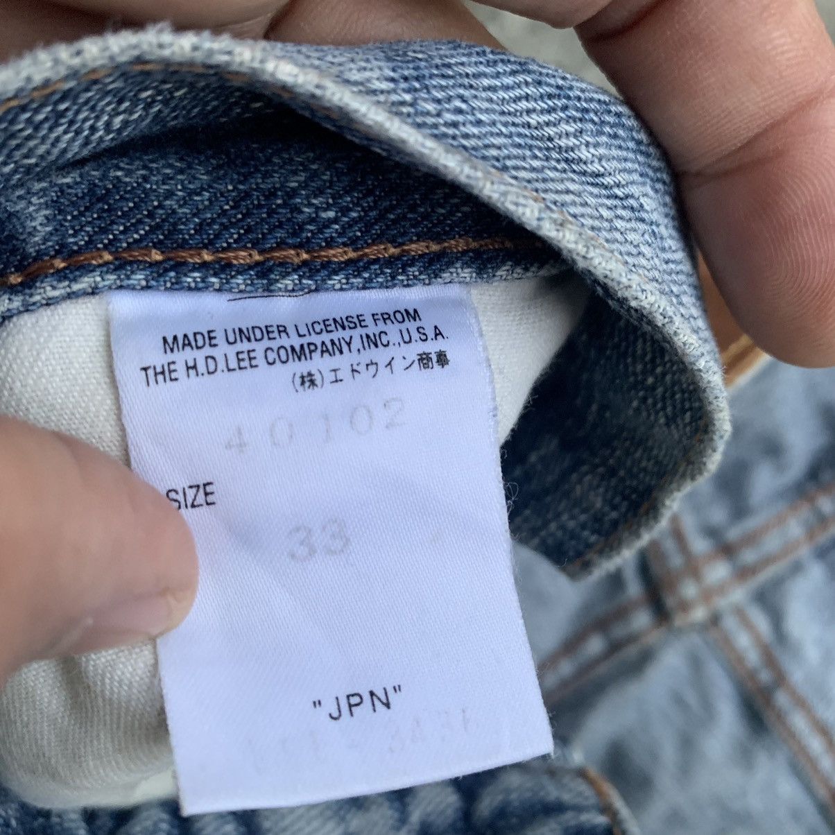 Lee Lee Riders vintage japan distressed denim Size US 33 - 10 Thumbnail