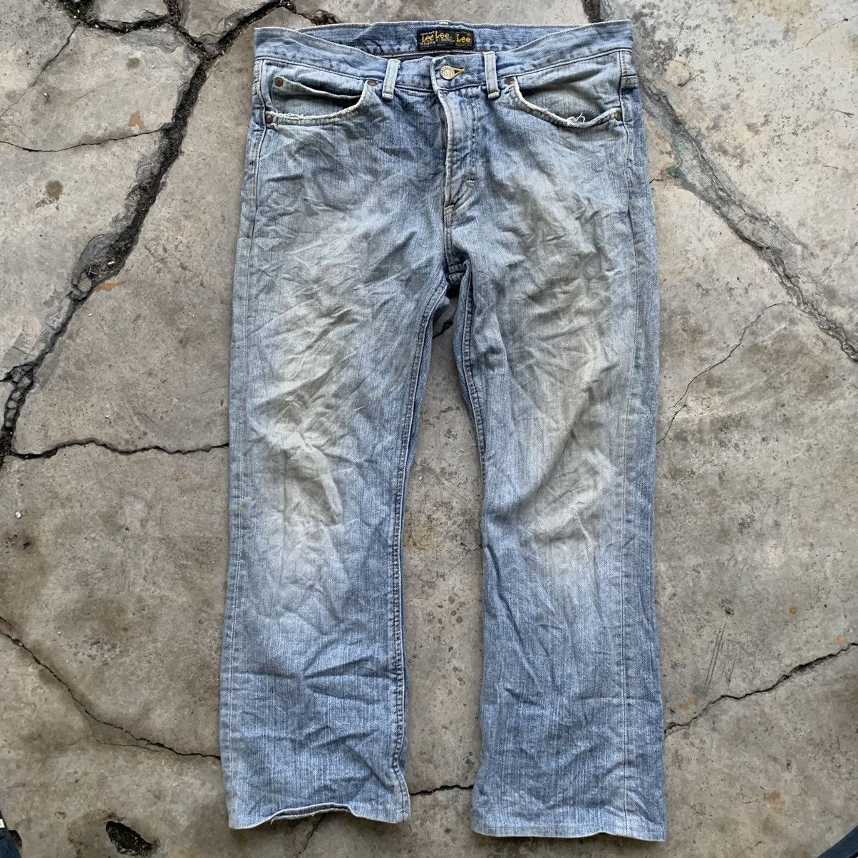 Lee Lee Riders vintage japan distressed denim Size US 33 - 2 Thumbnail
