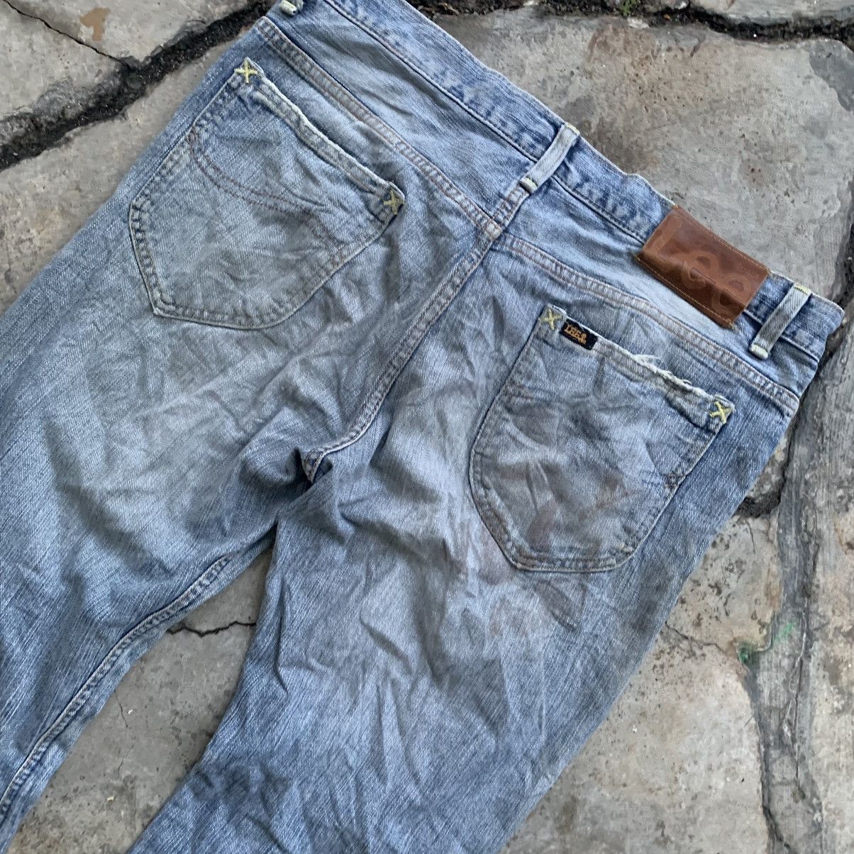Lee Lee Riders vintage japan distressed denim Size US 33 - 1 Thumbnail