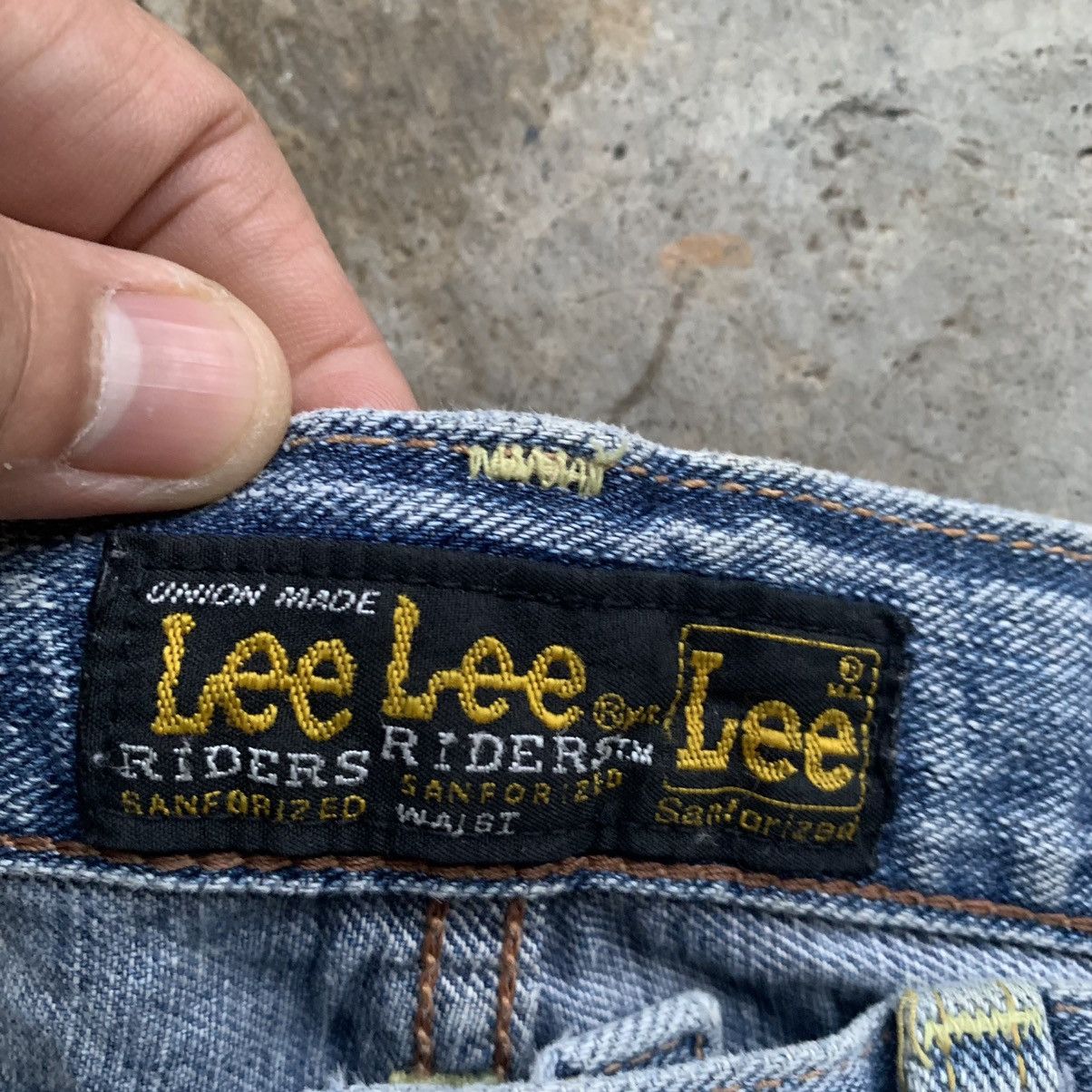 Lee Lee Riders vintage japan distressed denim Size US 33 - 7 Thumbnail