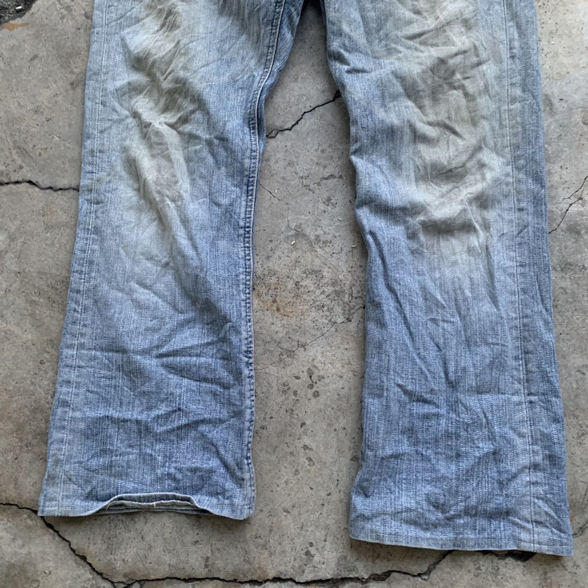 Lee Lee Riders vintage japan distressed denim Size US 33 - 13 Thumbnail