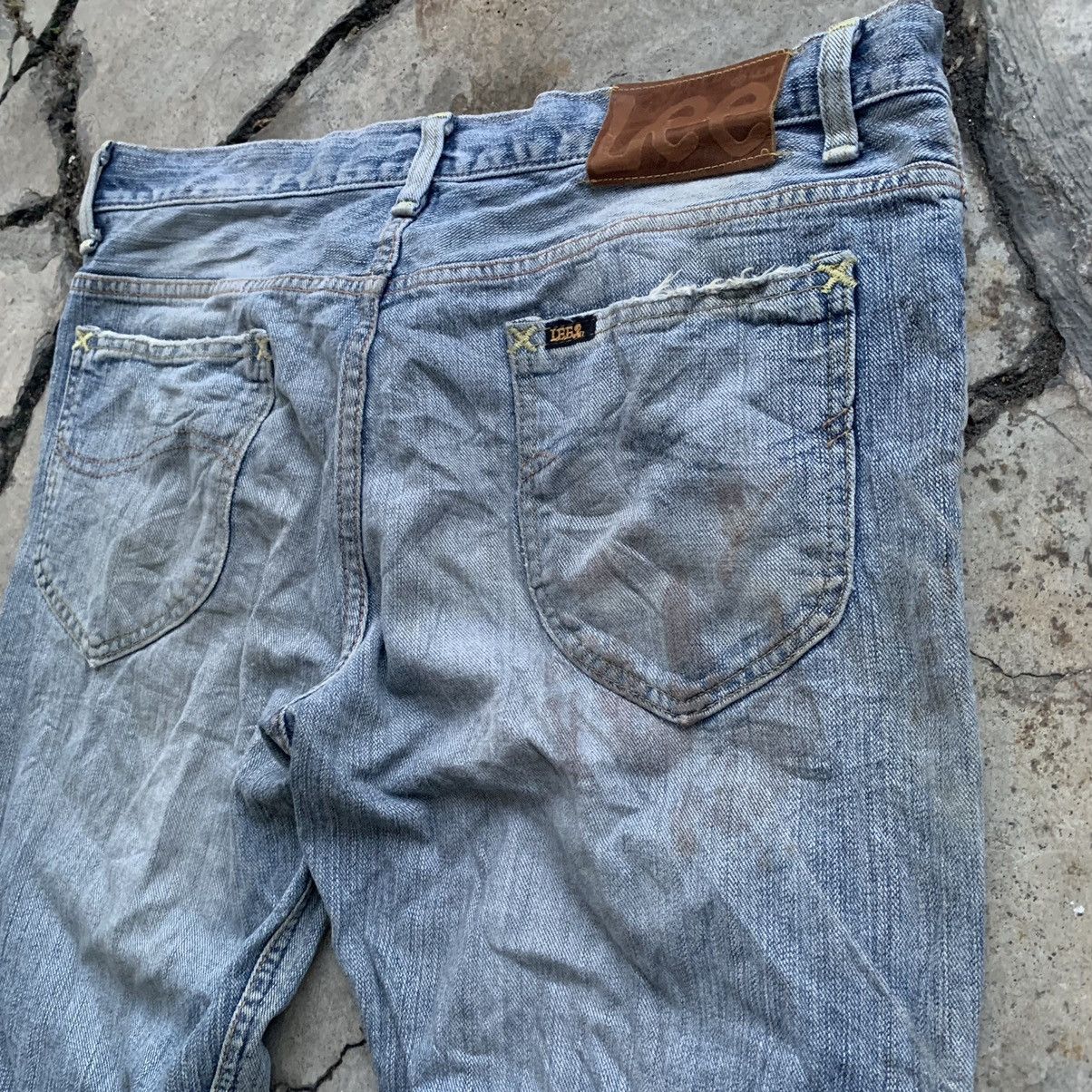 Lee Lee Riders vintage japan distressed denim Size US 33 - 19 Thumbnail