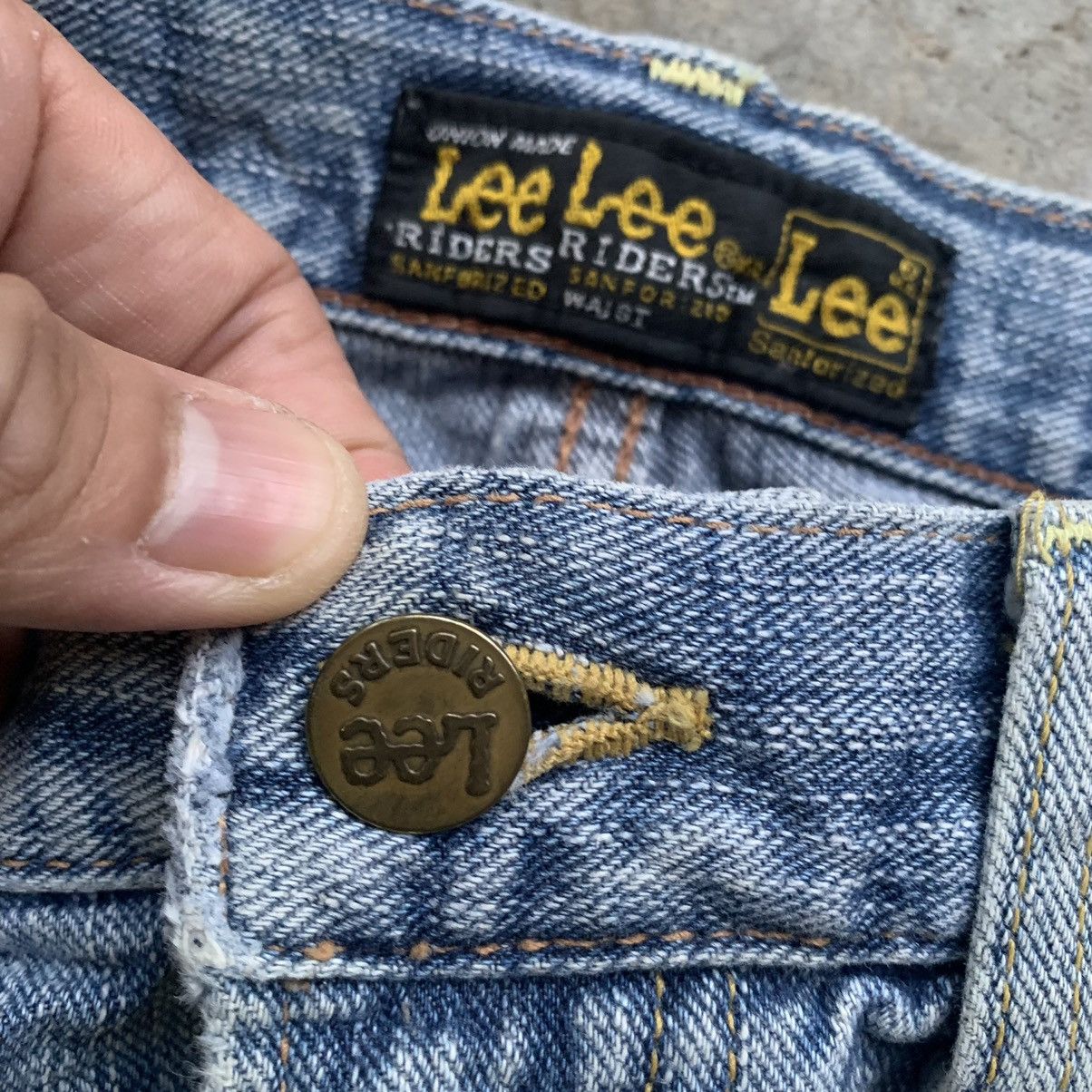 Lee Lee Riders vintage japan distressed denim Size US 33 - 6 Thumbnail