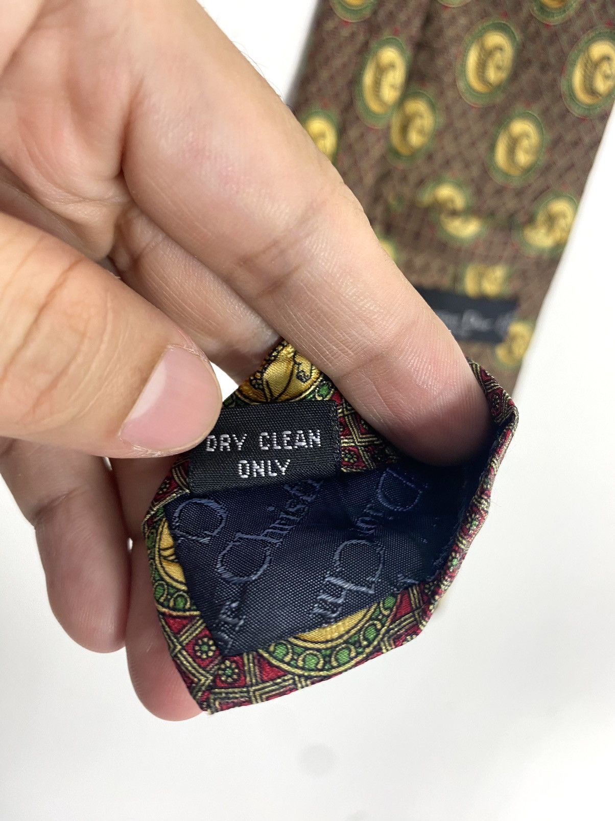 Christian Dior Monsieur Rare‼️ Vintage Christian Dior Silk Neck Tie Made in Italy Size ONE SIZE - 6 Thumbnail