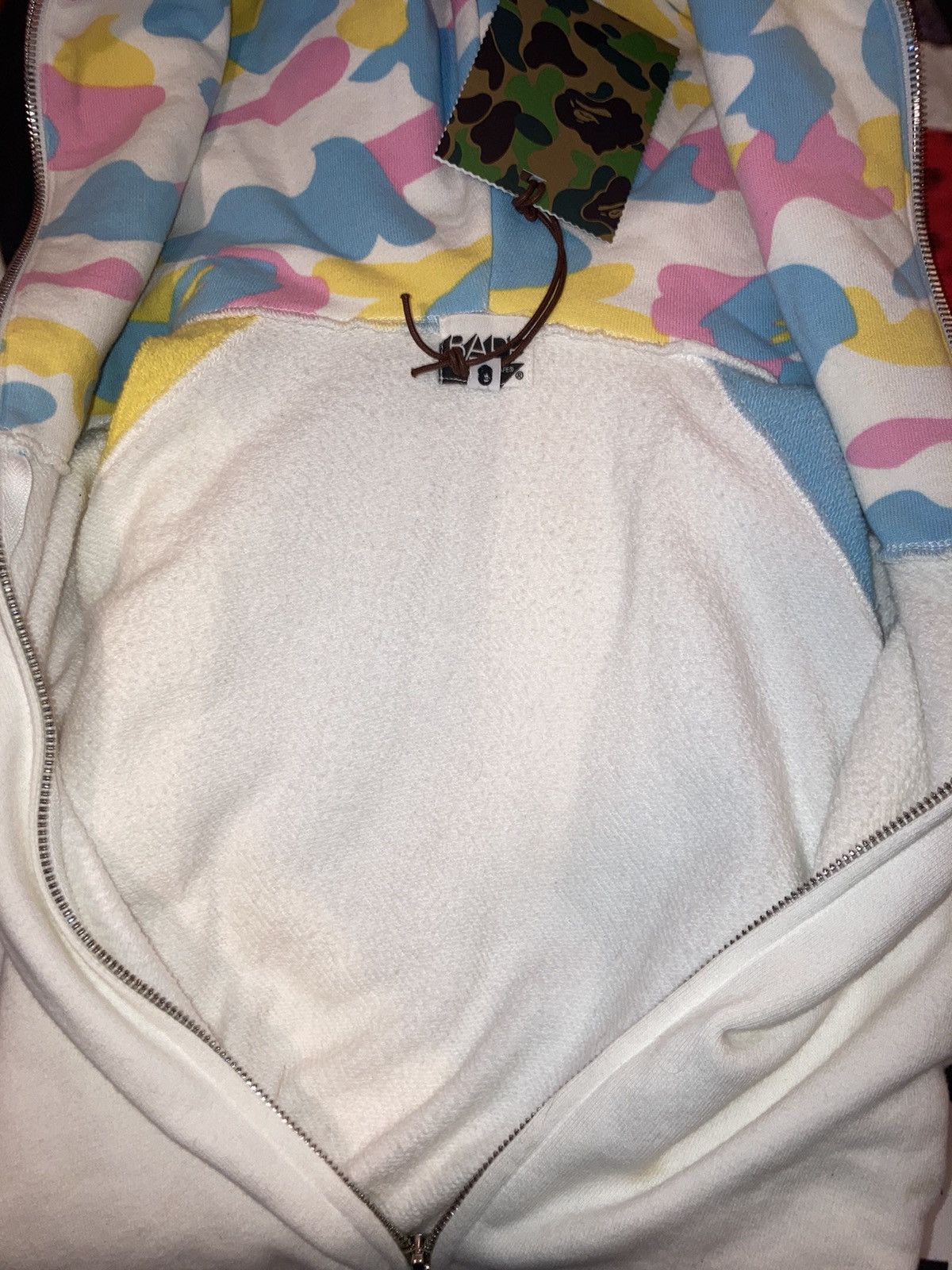 Bape × Nigo Bape Cotton Candy Full Zip Hoodie Size US L / EU 52-54 / 3 - 19 Thumbnail