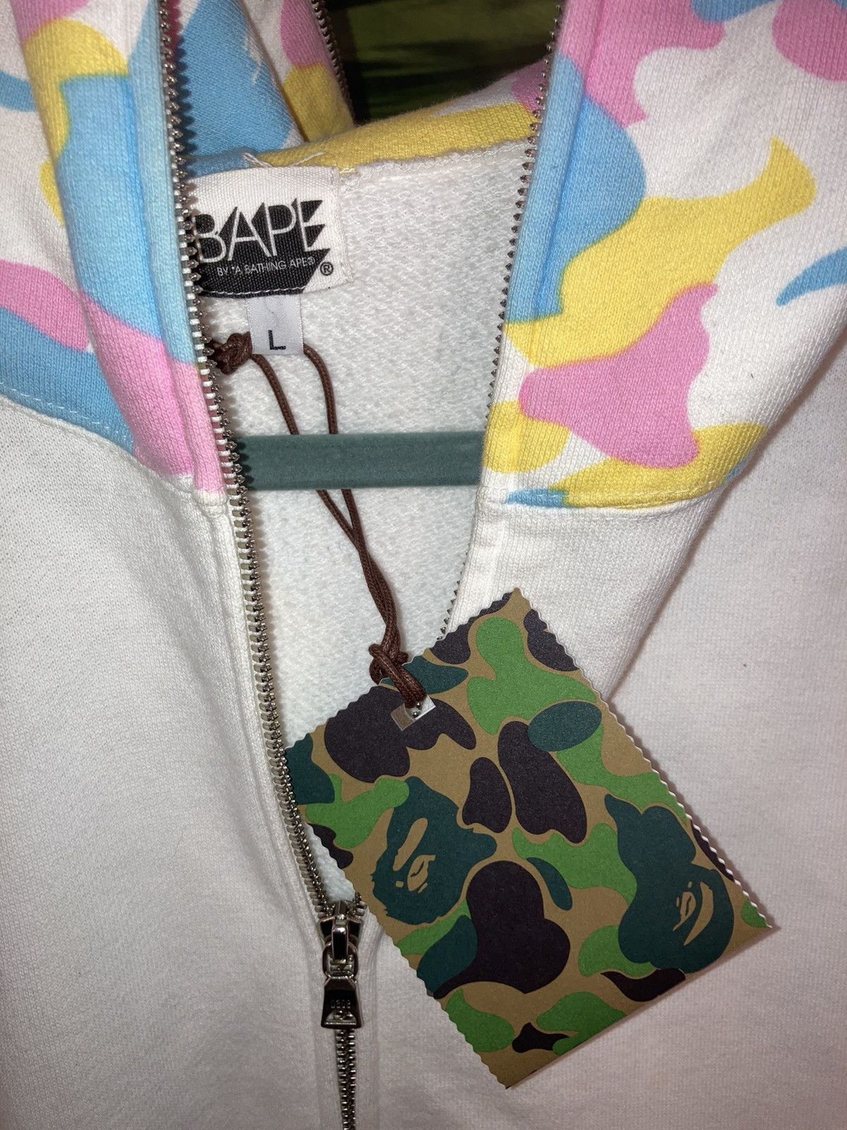 Bape × Nigo Bape Cotton Candy Full Zip Hoodie Size US L / EU 52-54 / 3 - 2 Thumbnail