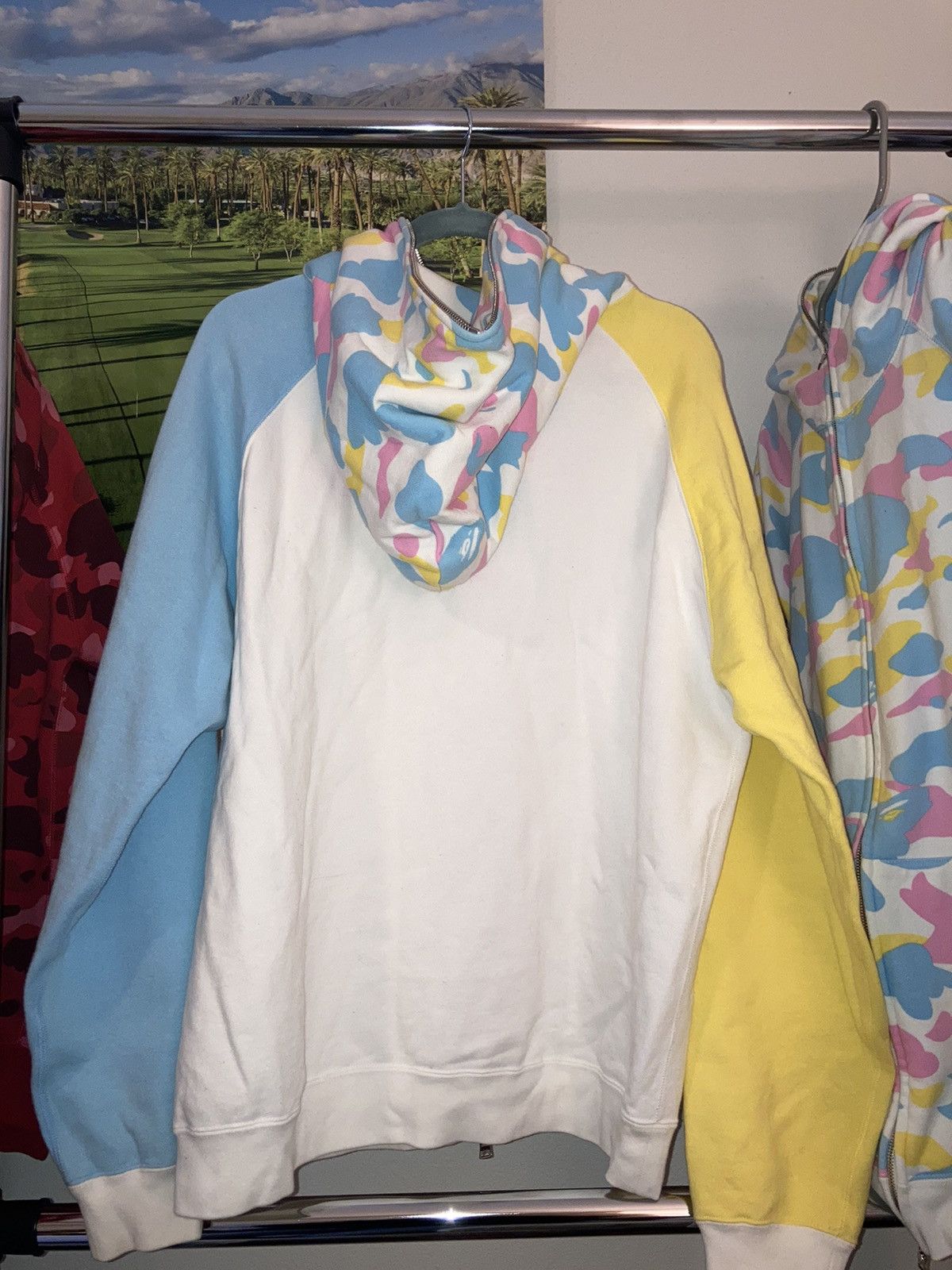 Bape × Nigo Bape Cotton Candy Full Zip Hoodie Size US L / EU 52-54 / 3 - 5 Thumbnail