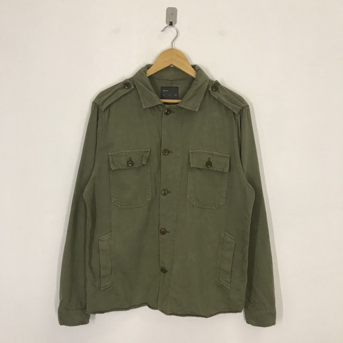 Beauty Beast × Japanese Brand × Zara Zara Embroidery Japanese military button up jacket Size US L / EU 52-54 / 3 - 2 Thumbnail