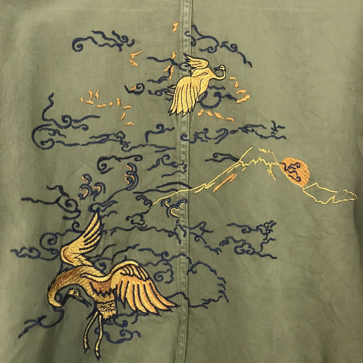 Beauty Beast × Japanese Brand × Zara Zara Embroidery Japanese military button up jacket Size US L / EU 52-54 / 3 - 6 Thumbnail