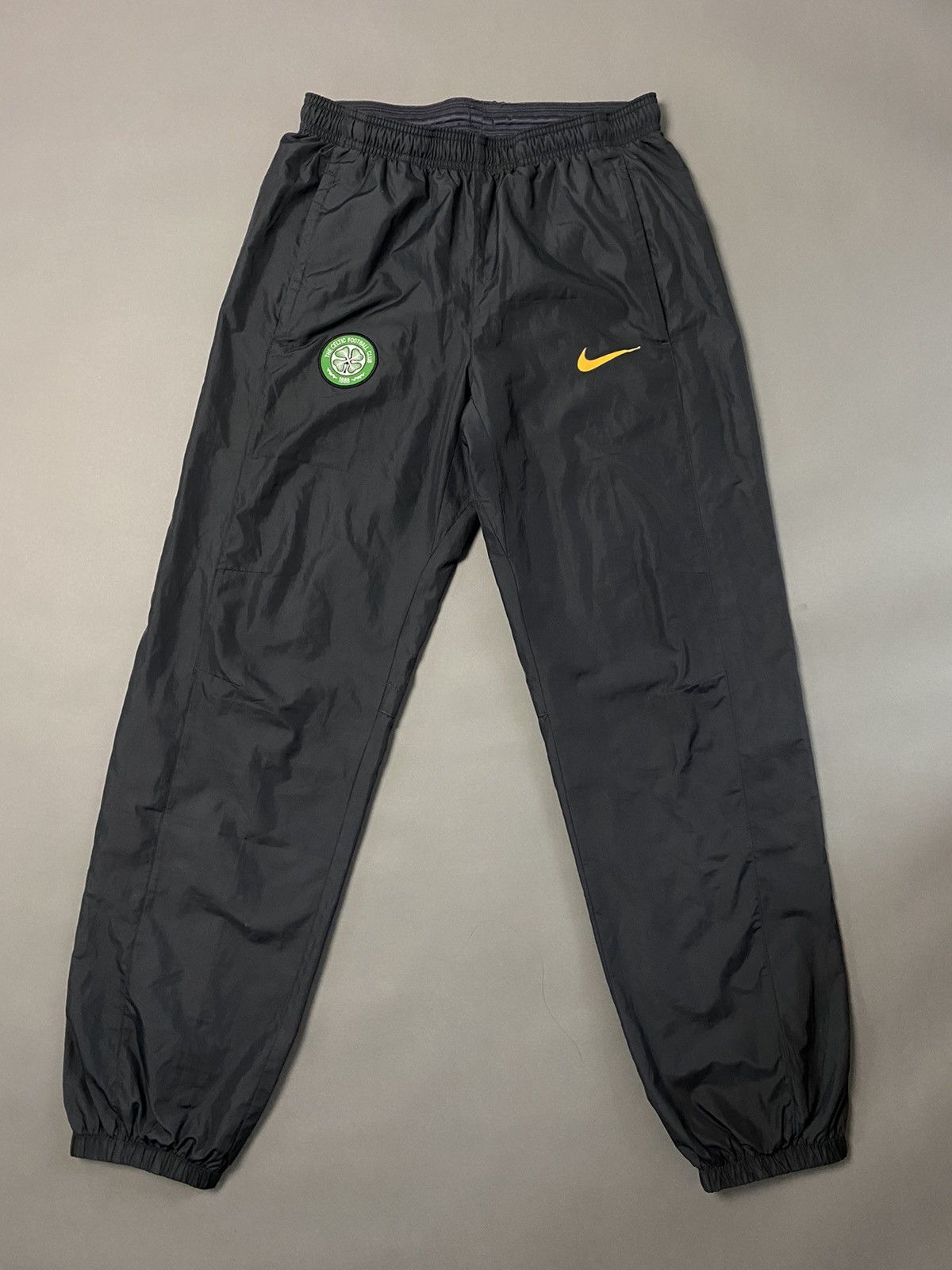 Nike × Vintage Nike Celtic vintage black track pants small swoosh Size US 28 / EU 44 - 1 Thumbnail