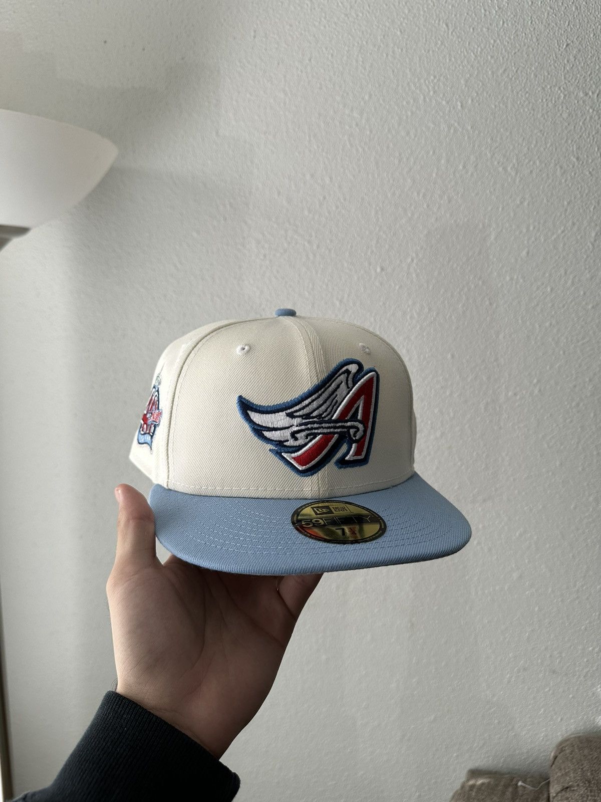 image of Hat Club 7 1/4 Hatclub White Dome Angels, Men's