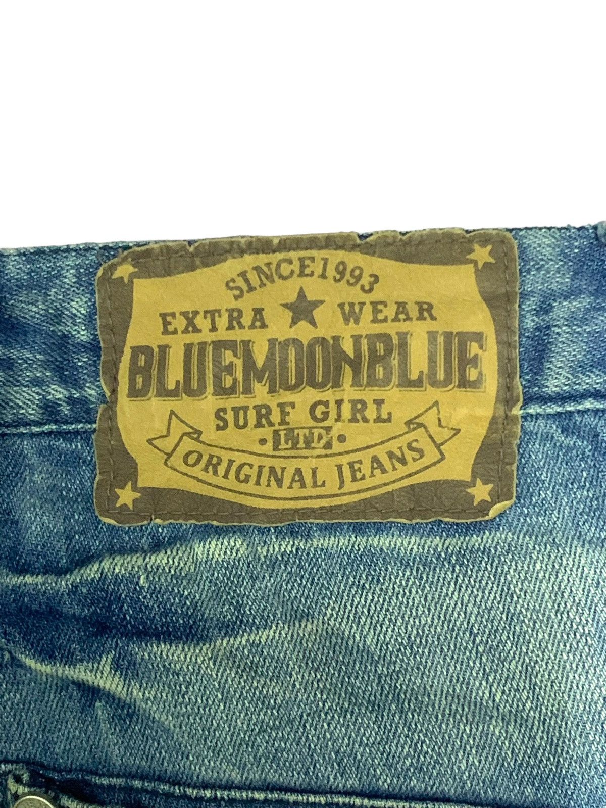If Six Was Nine × Japanese Brand Vintage Blue Moon Blue Jeans Size 28" / US 6 / IT 42 - 8 Thumbnail