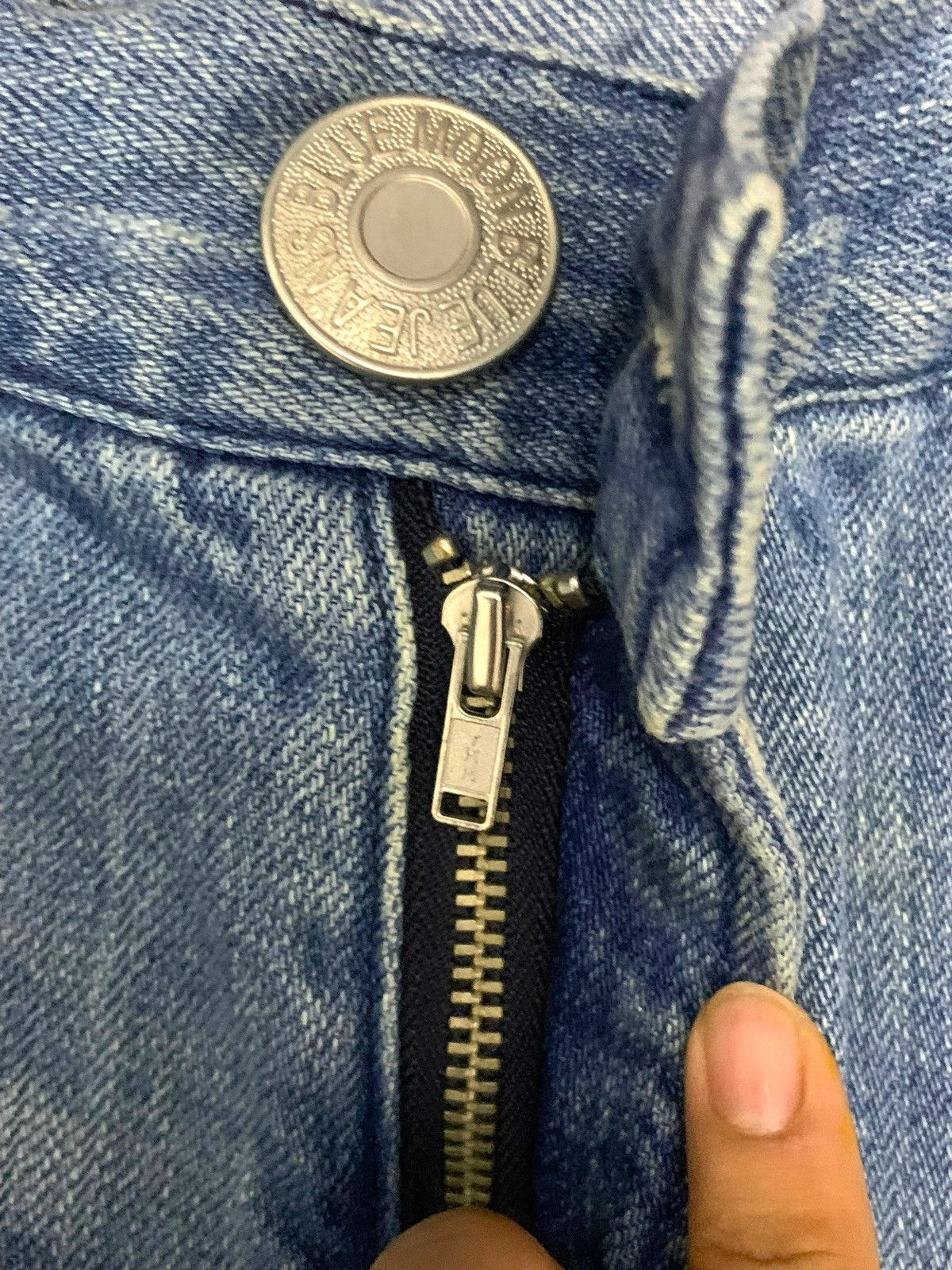 If Six Was Nine × Japanese Brand Vintage Blue Moon Blue Jeans Size 28" / US 6 / IT 42 - 9 Thumbnail