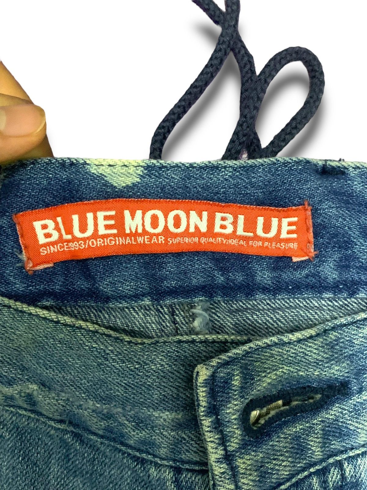 If Six Was Nine × Japanese Brand Vintage Blue Moon Blue Jeans Size 28" / US 6 / IT 42 - 10 Thumbnail