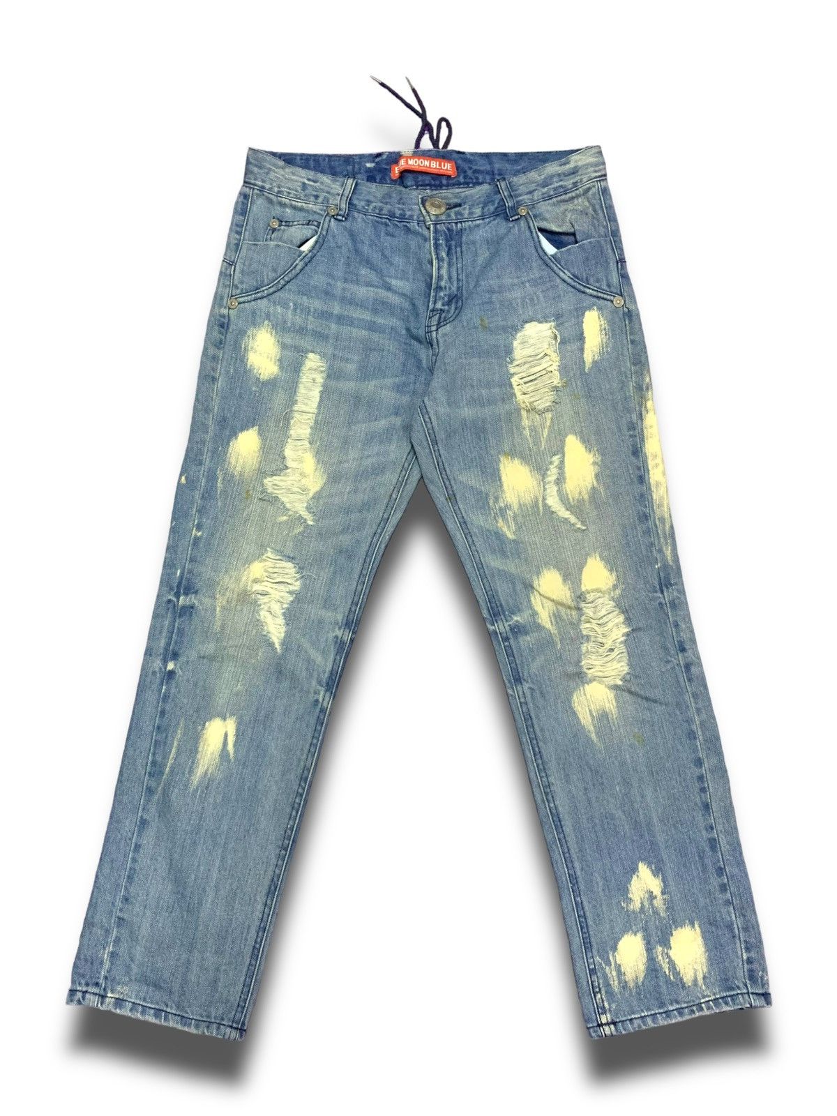 If Six Was Nine × Japanese Brand Vintage Blue Moon Blue Jeans Size 28" / US 6 / IT 42 - 1 Thumbnail