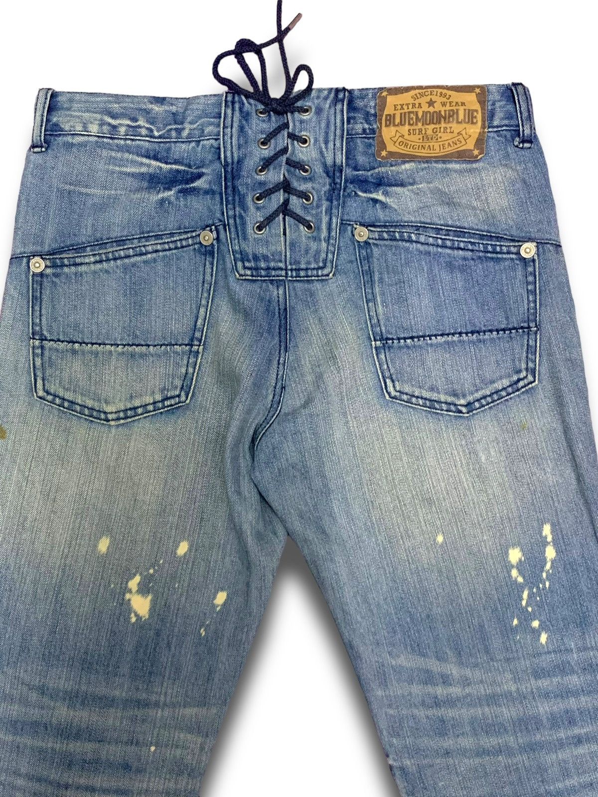 If Six Was Nine × Japanese Brand Vintage Blue Moon Blue Jeans Size 28" / US 6 / IT 42 - 6 Thumbnail