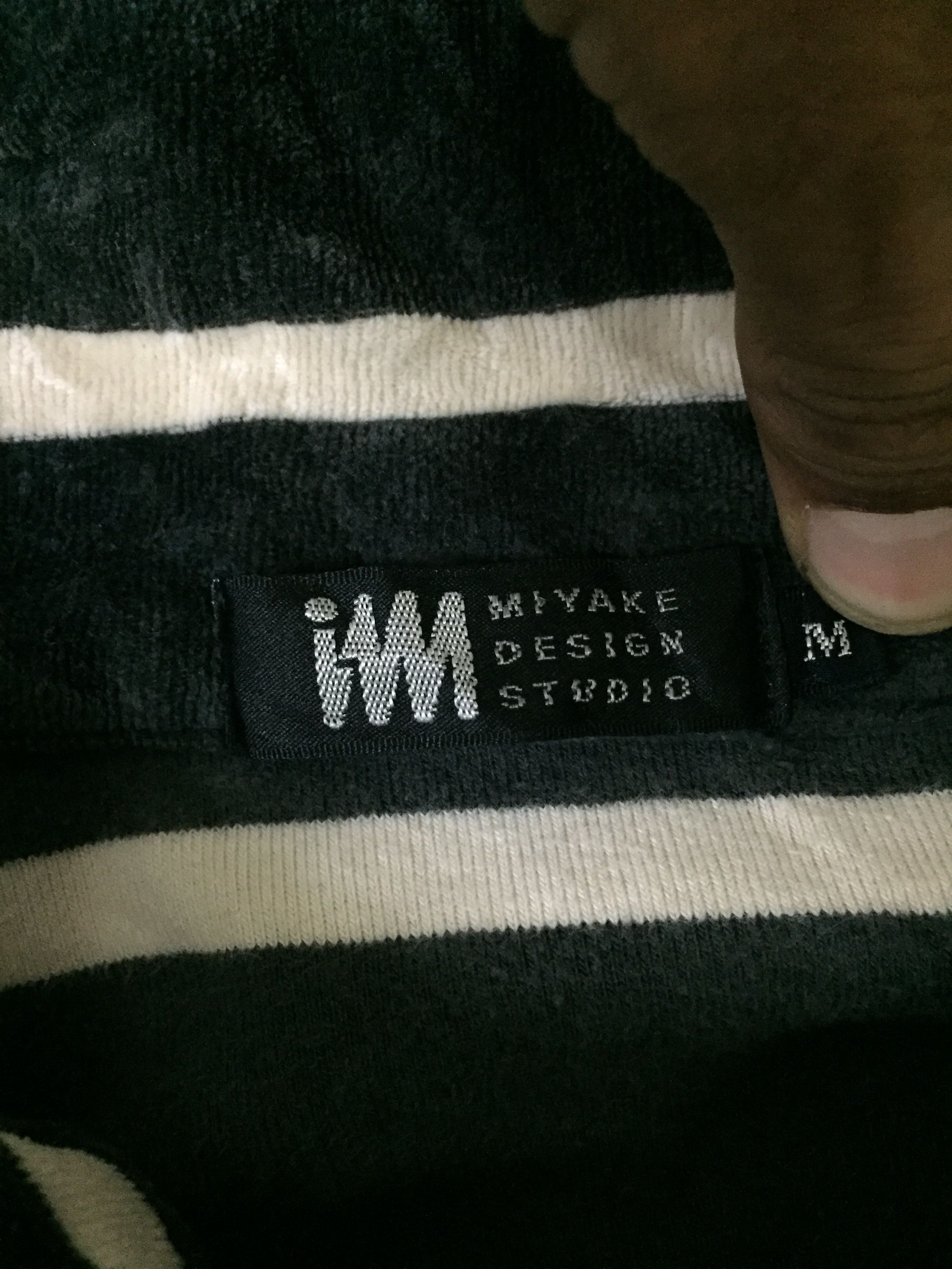 Issey Miyake Issey Miyake Design Studio Half Zipper Stripe Sweater Size US M / EU 48-50 / 2 - 5 Thumbnail