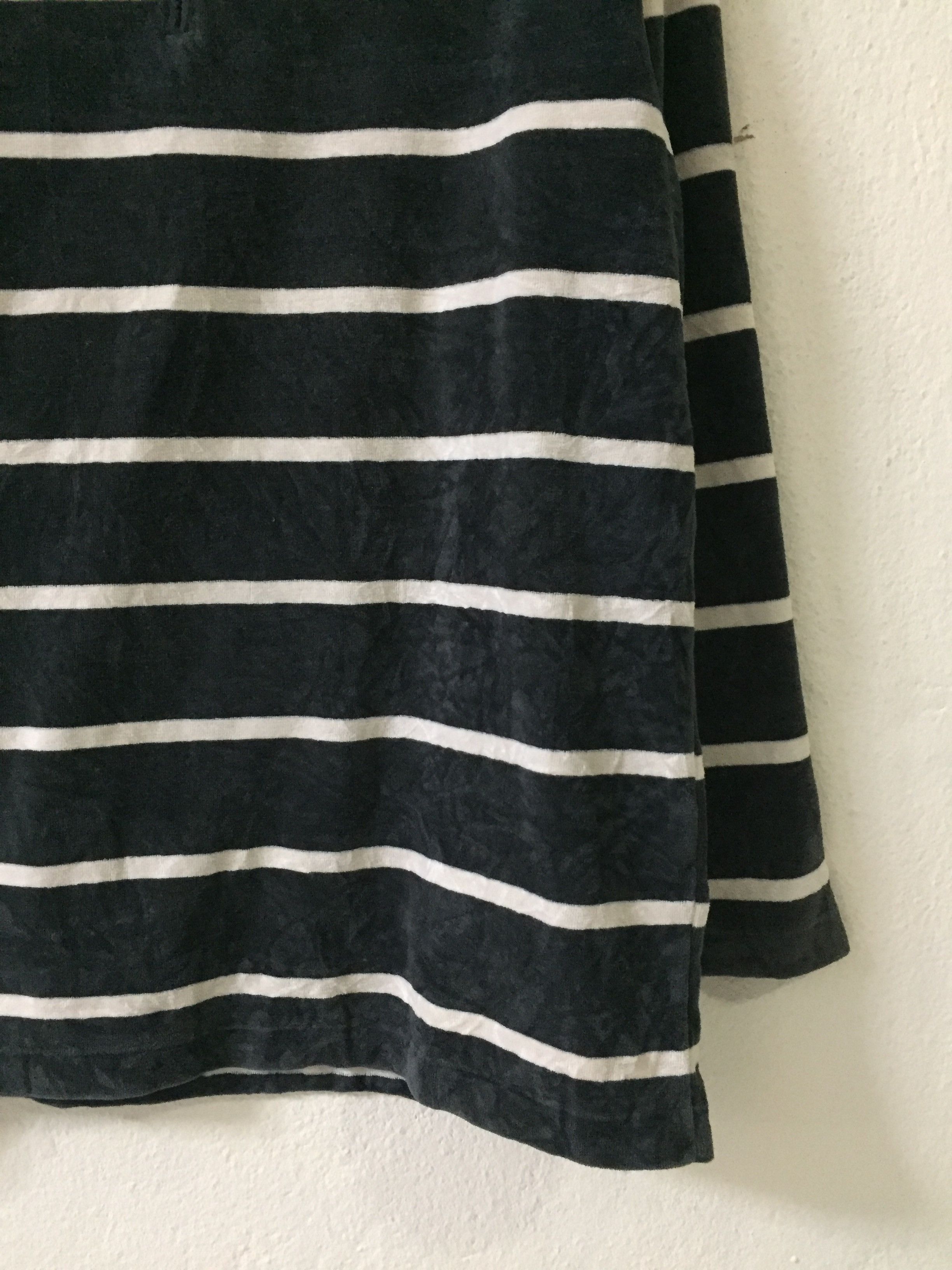 Issey Miyake Issey Miyake Design Studio Half Zipper Stripe Sweater Size US M / EU 48-50 / 2 - 2 Thumbnail