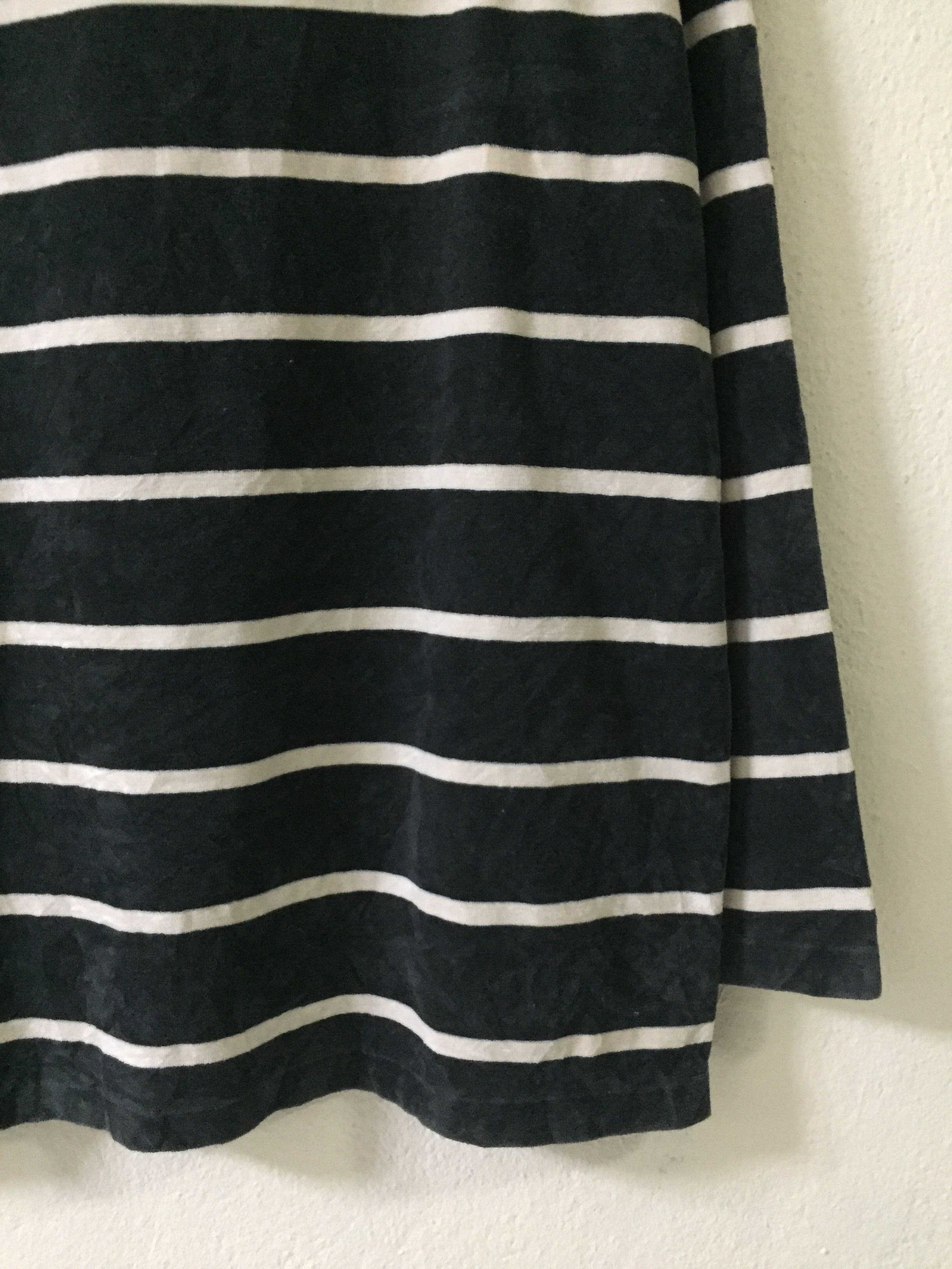 Issey Miyake Issey Miyake Design Studio Half Zipper Stripe Sweater Size US M / EU 48-50 / 2 - 8 Thumbnail