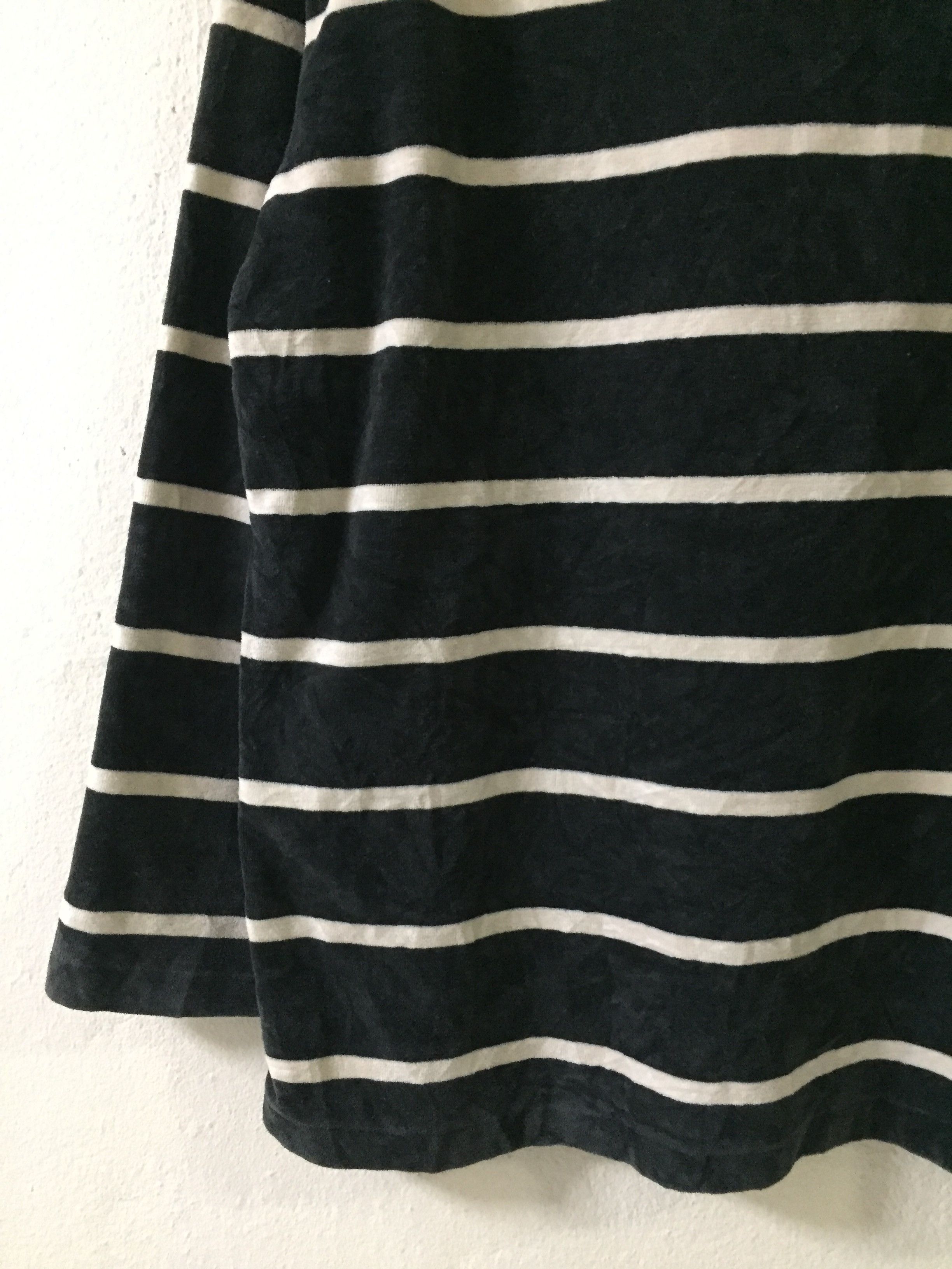 Issey Miyake Issey Miyake Design Studio Half Zipper Stripe Sweater Size US M / EU 48-50 / 2 - 9 Thumbnail