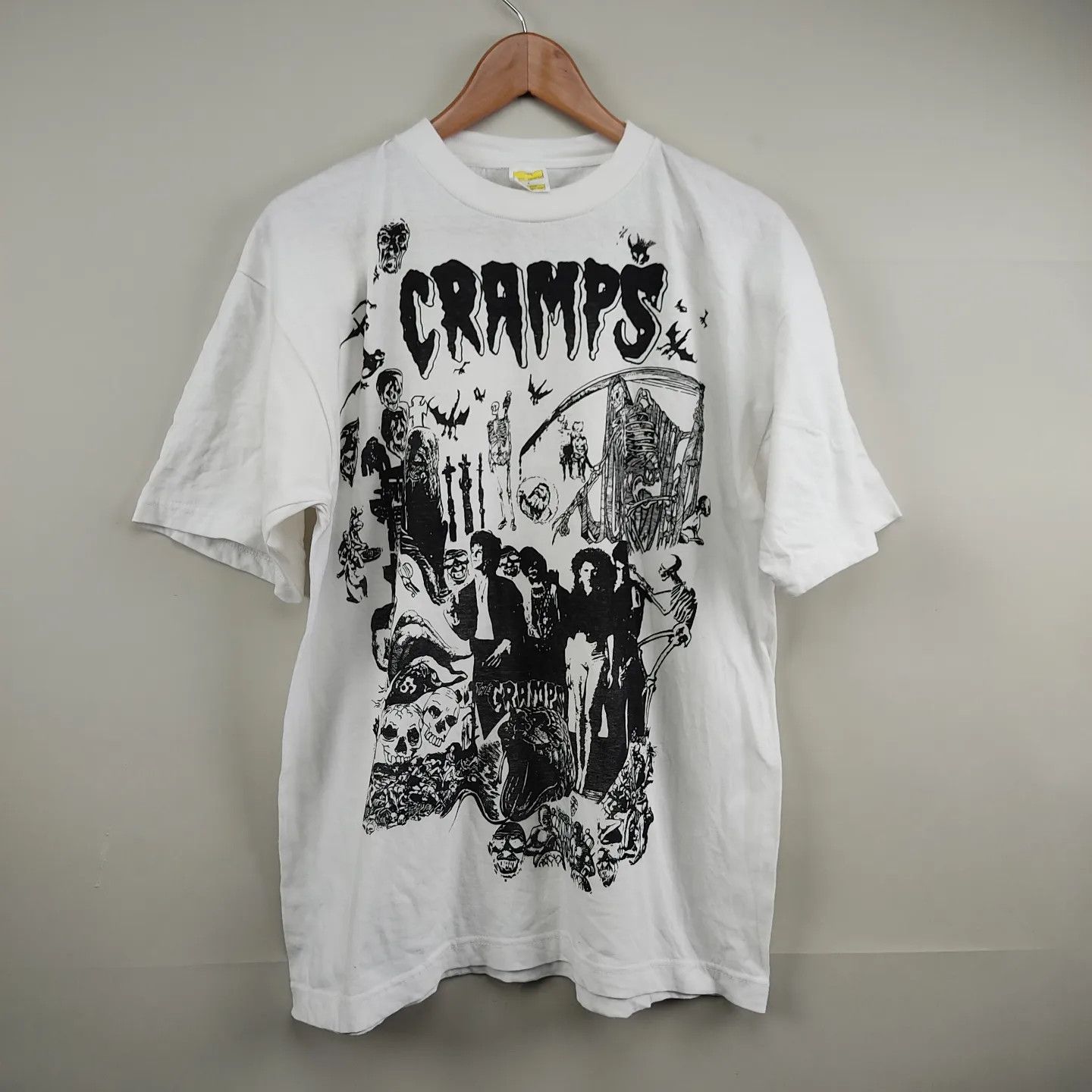 Band Tees × Vintage 80's The Cramps Psychobilly Tour tee Size US L / EU 52-54 / 3 - 1 Thumbnail