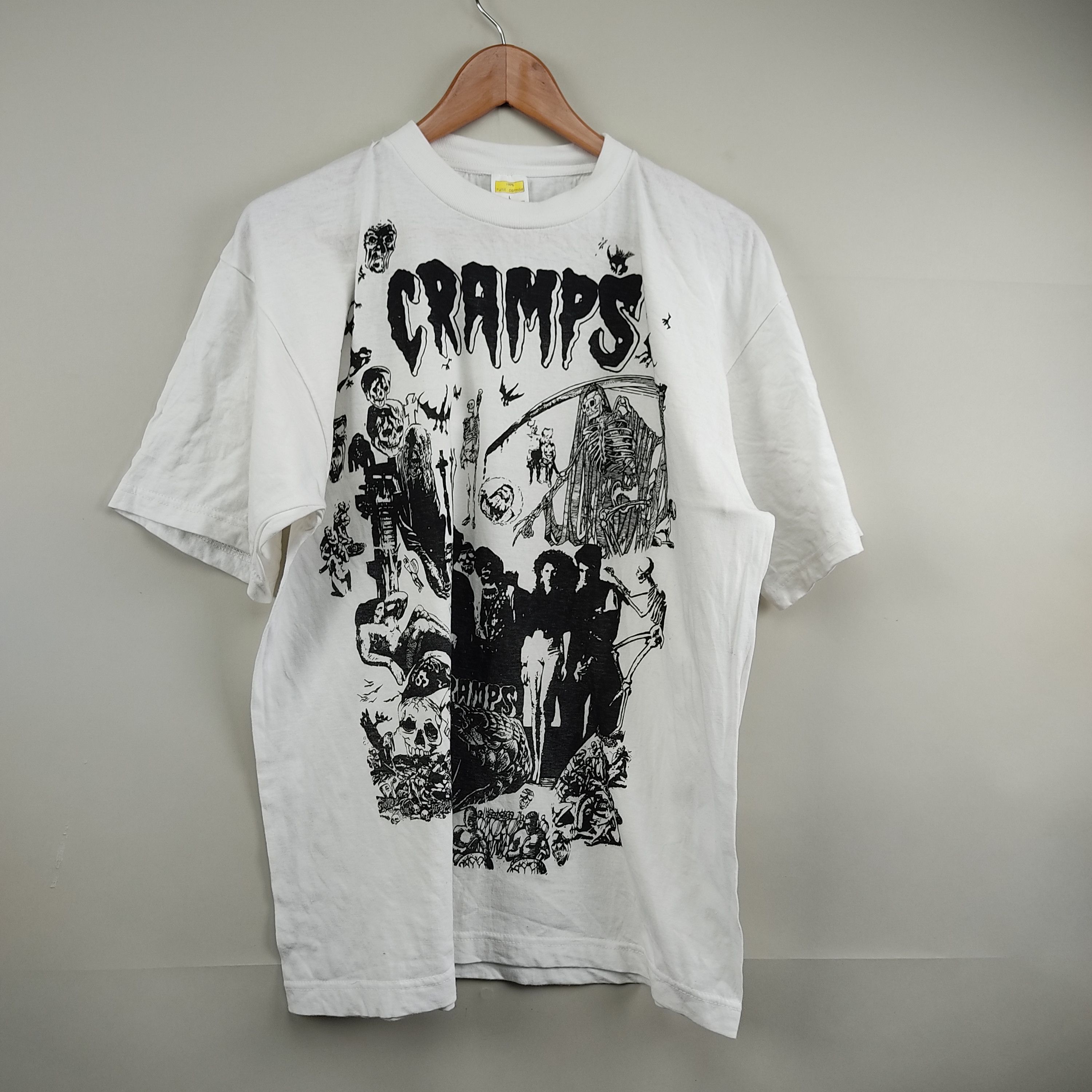 Band Tees × Vintage 80's The Cramps Psychobilly Tour tee Size US L / EU 52-54 / 3 - 8 Thumbnail