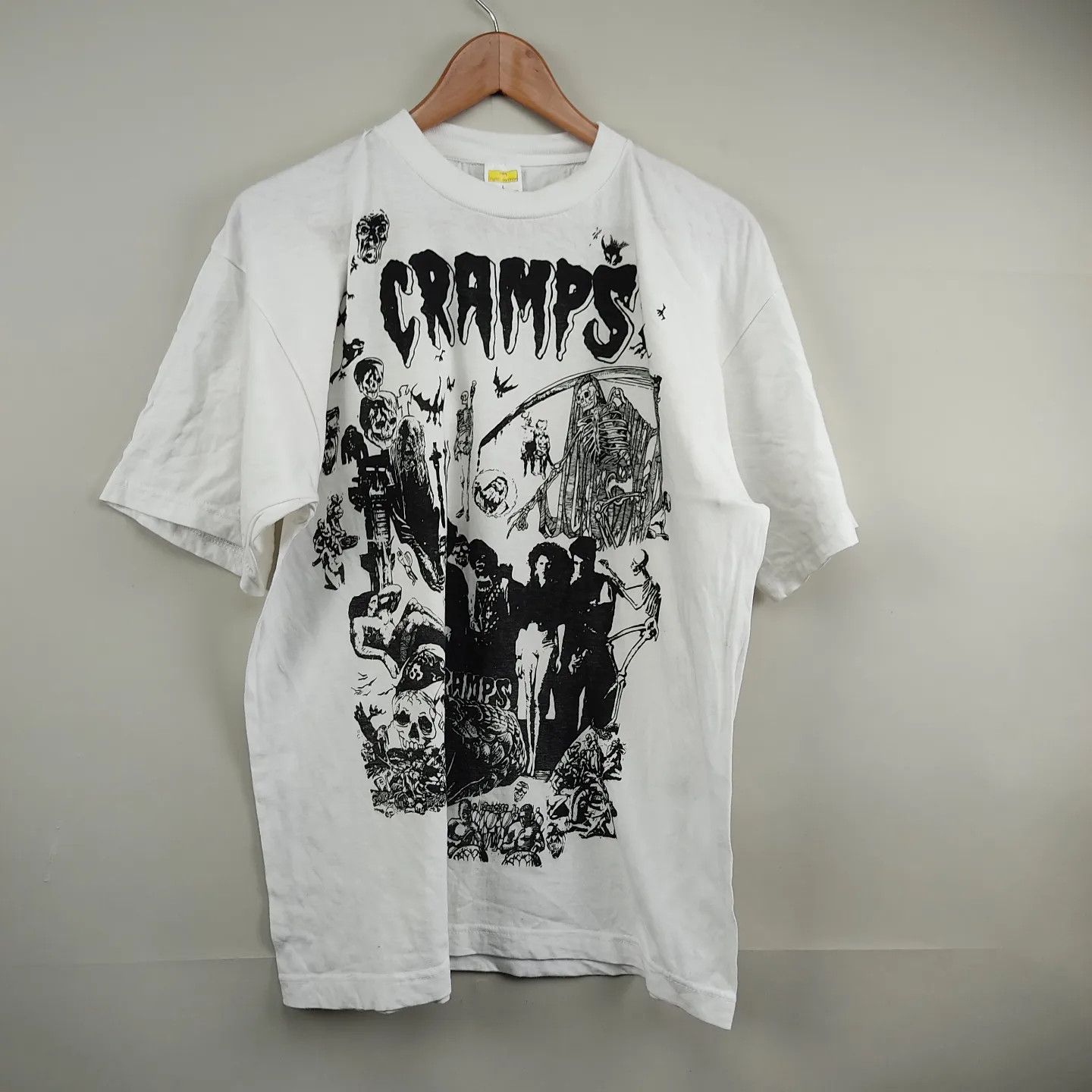 Band Tees × Vintage 80's The Cramps Psychobilly Tour tee Size US L / EU 52-54 / 3 - 7 Thumbnail