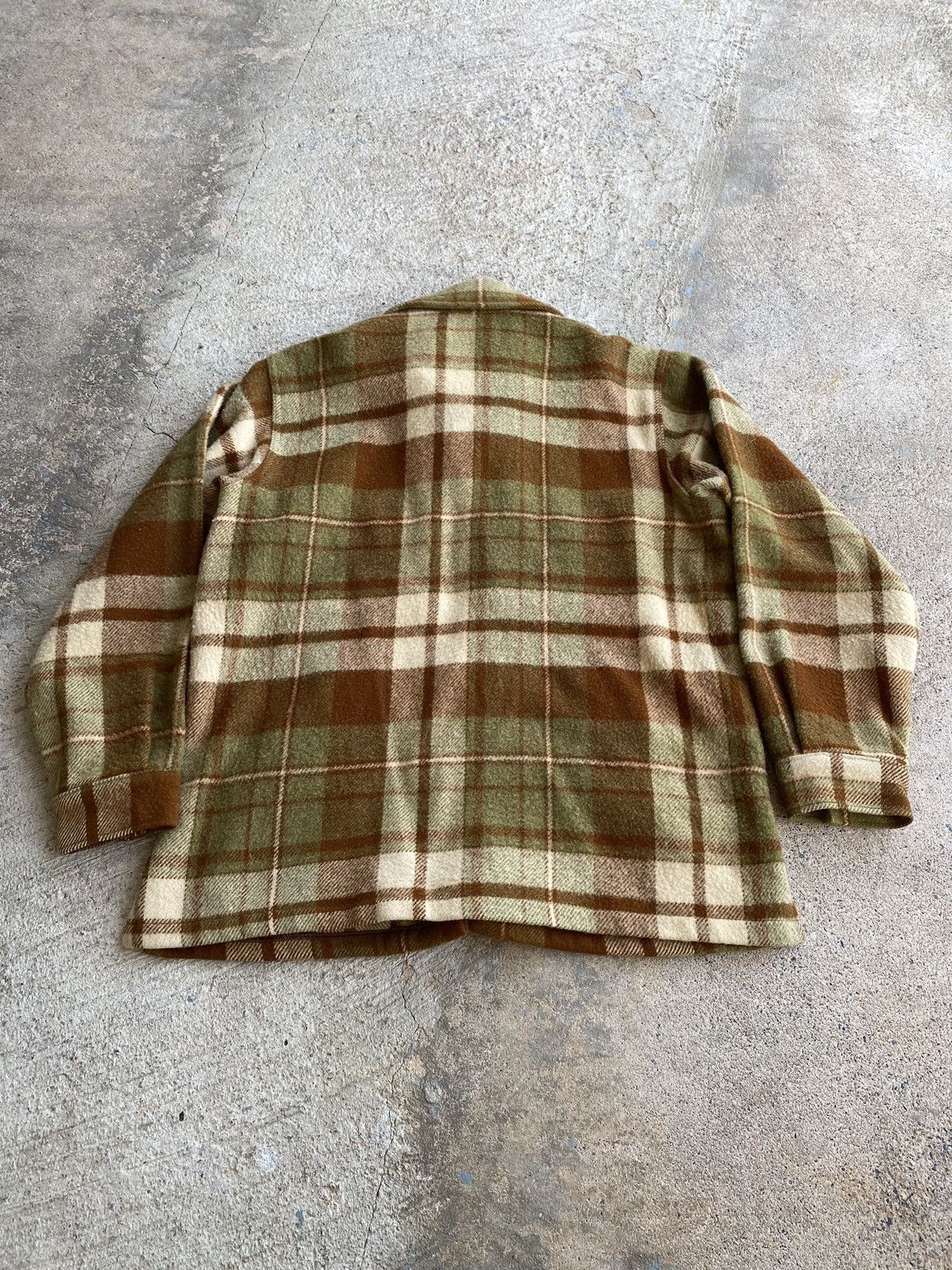 Vintage × Woolrich Woolen Mills Vintage 70’s Woolrich Plaid Wool D Pocket Shirt Jacket Size US L / EU 52-54 / 3 - 7 Thumbnail