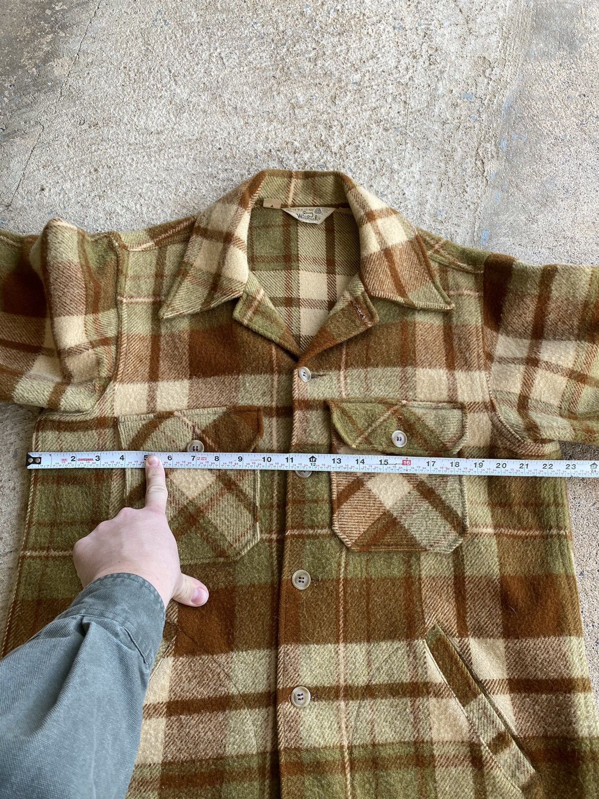Vintage × Woolrich Woolen Mills Vintage 70’s Woolrich Plaid Wool D Pocket Shirt Jacket Size US L / EU 52-54 / 3 - 9 Thumbnail