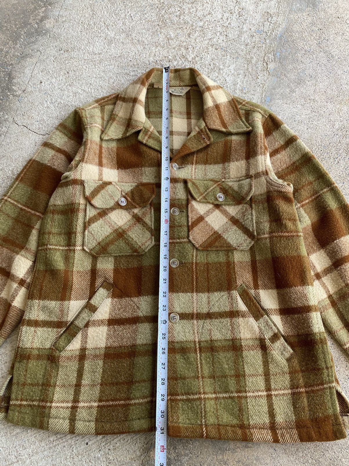 Vintage × Woolrich Woolen Mills Vintage 70’s Woolrich Plaid Wool D Pocket Shirt Jacket Size US L / EU 52-54 / 3 - 8 Thumbnail
