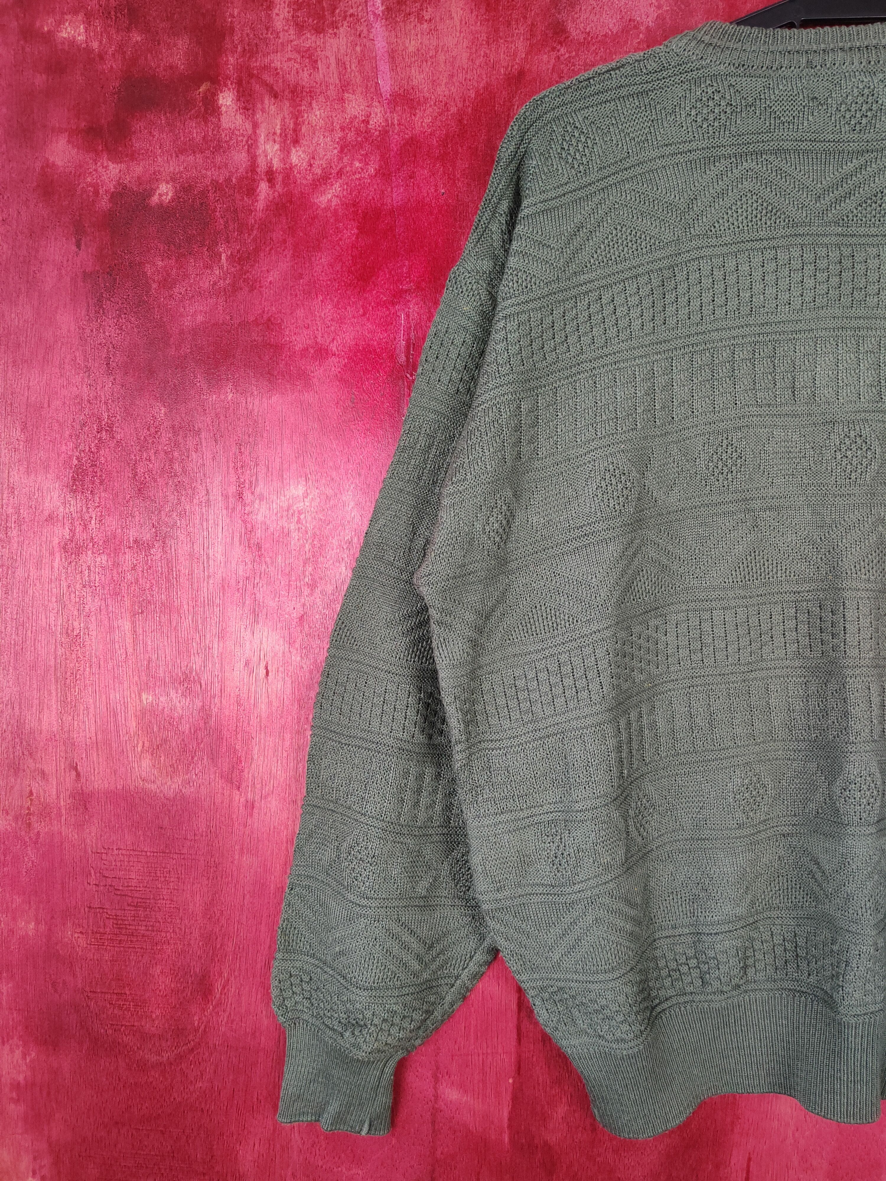 Homespun Knitwear × Japanese Brand × Vintage Weekend Swinger® Emerald Green Knitwear #5240 Size L / US 10 / IT 46 - 6 Thumbnail