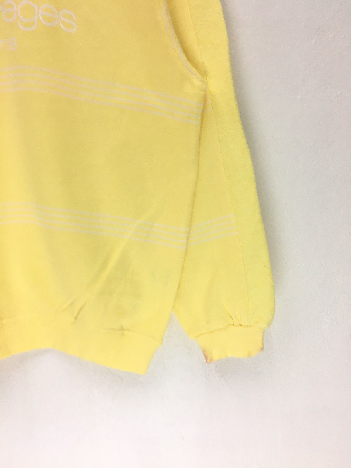Courreges × Vintage Vintage Courreges Big Logo Sweatshirt Size M / US 6-8 / IT 42-44 - 4 Thumbnail
