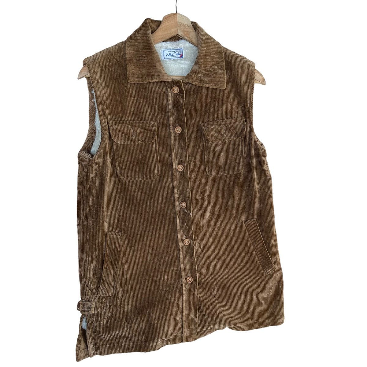 Japanese Brand Vintage Coduroy Padded Vest Size S Size US S / EU 44-46 / 1 - 2 Thumbnail