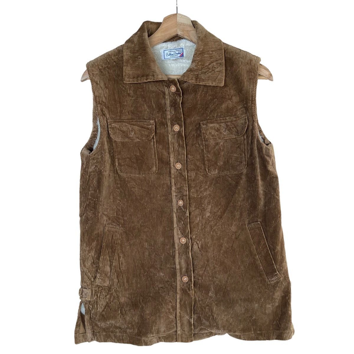 Vintage Coduroy Padded Vest Size S