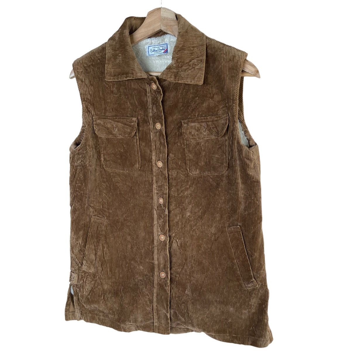 Japanese Brand Vintage Coduroy Padded Vest Size S Size US S / EU 44-46 / 1 - 3 Thumbnail