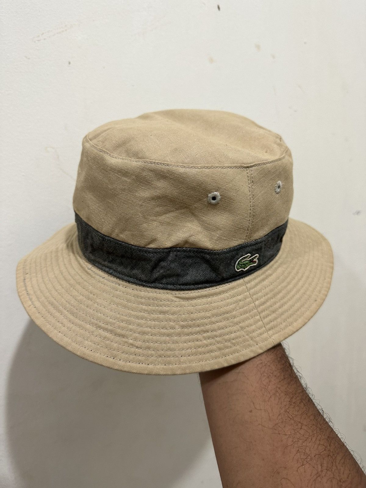 Lacoste × Vintage 🔥Vintage🔥 Lacoste Reversible Bucket Hat Size ONE SIZE - 7 Thumbnail