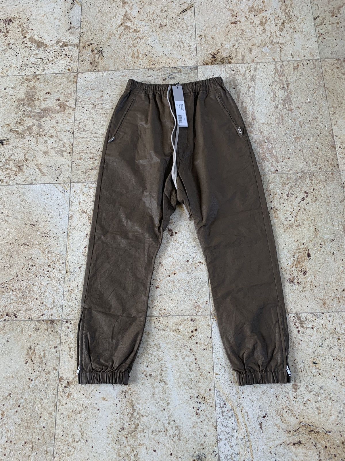 Rick Owens SS19 Track Pants in Mustard Size US 30 / EU 46 - 2 Thumbnail