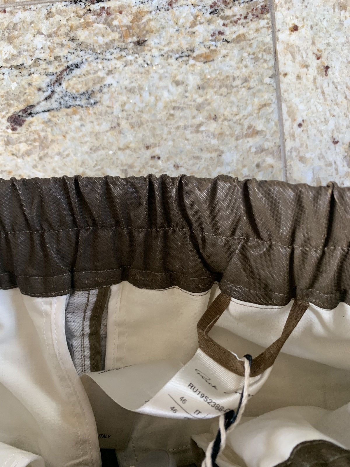 Rick Owens SS19 Track Pants in Mustard Size US 30 / EU 46 - 11 Thumbnail