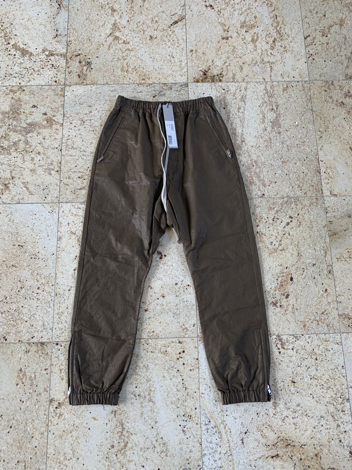 Rick Owens SS19 Track Pants in Mustard Size US 30 / EU 46 - 3 Thumbnail